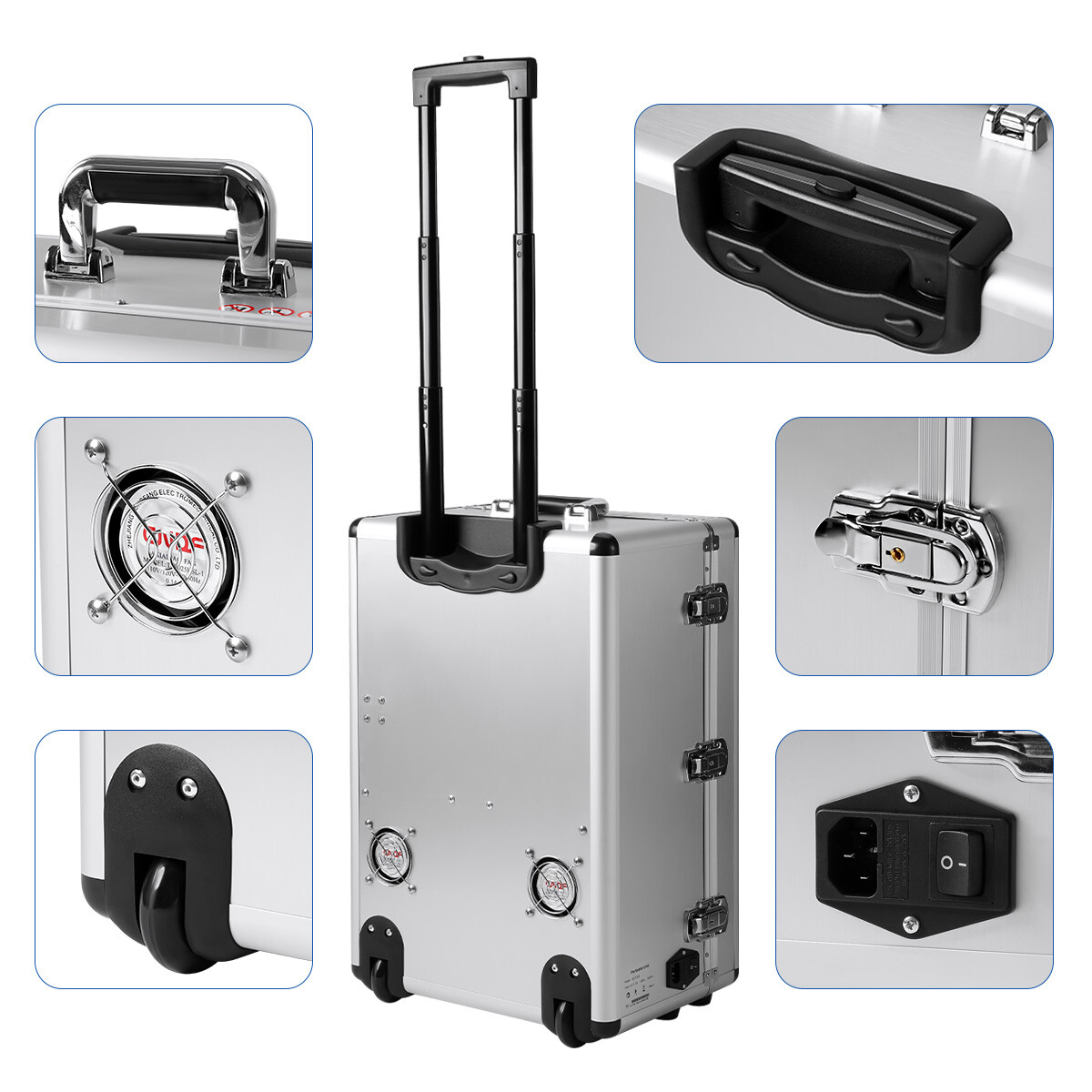 Unidad De Entrega Dental Móvil Portátil Cart Cart Air Compressor Móvil Turbina