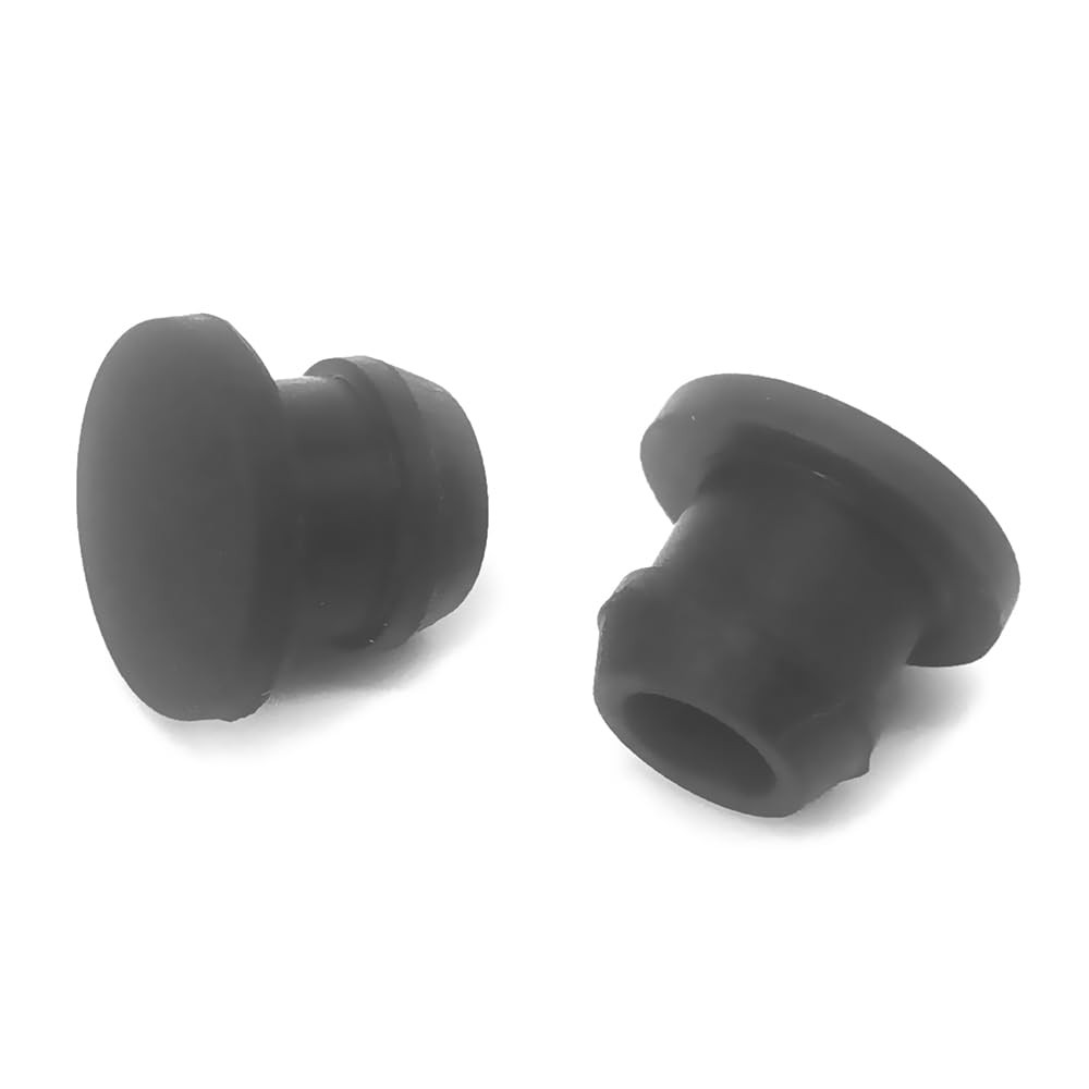 Rubber Plugs, Waterproof & Sealing, 6mm/0.24 Inch Diameter Black – 20 Pack