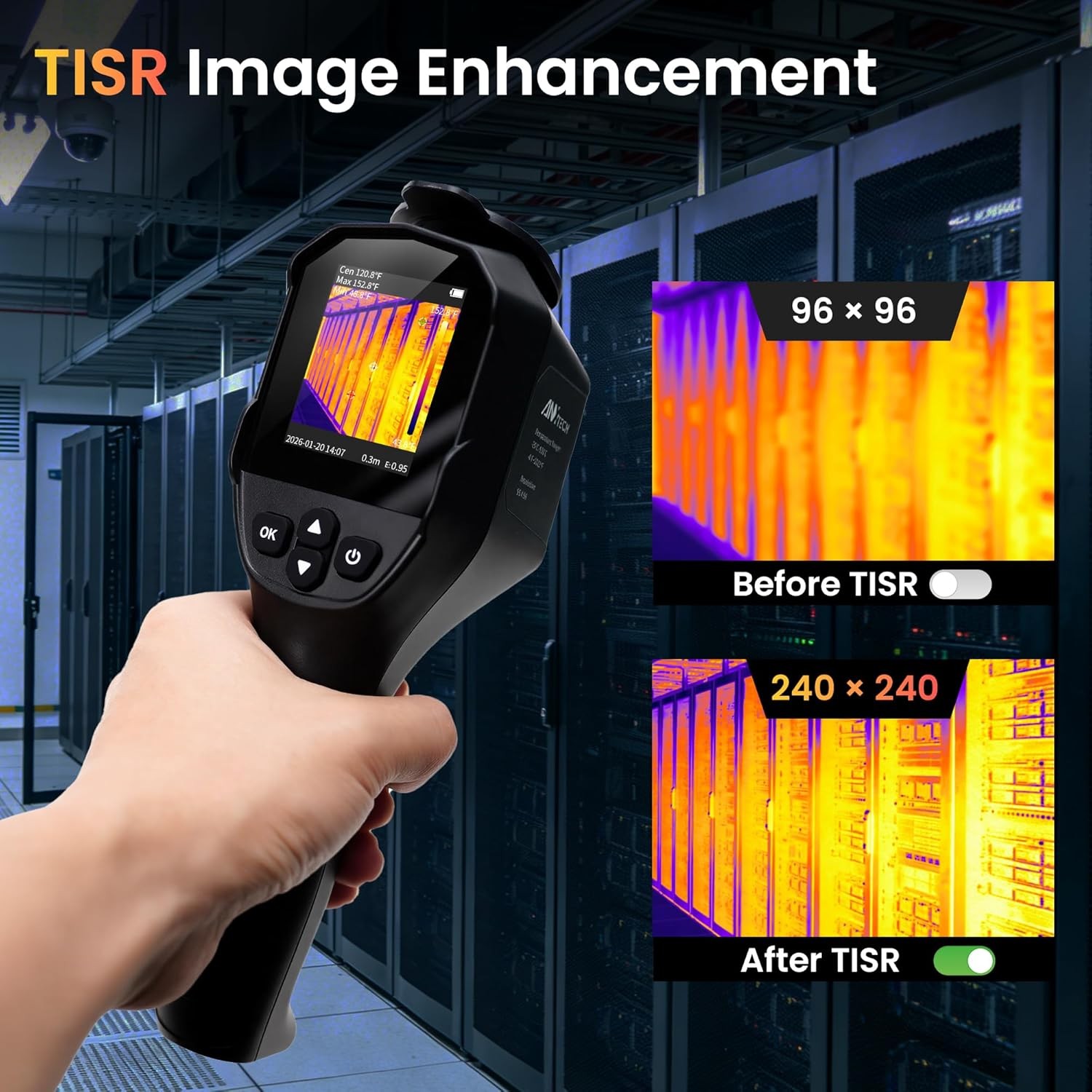ANXTECH Infrared Thermal Camera ISR Resolution 240×240 Thermal Imaging Camera