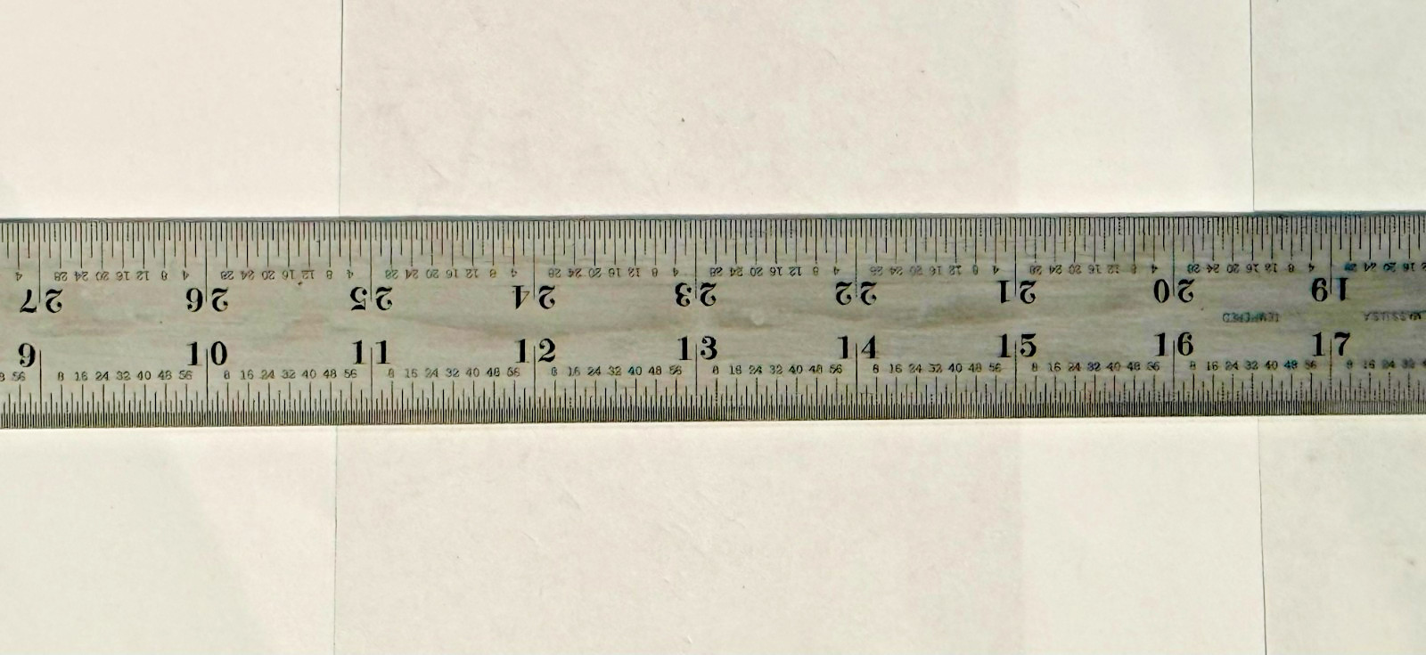 Starrett 36″ Steel Rule No. C604R Machinist Ruler 4R Graduation Tempered USA