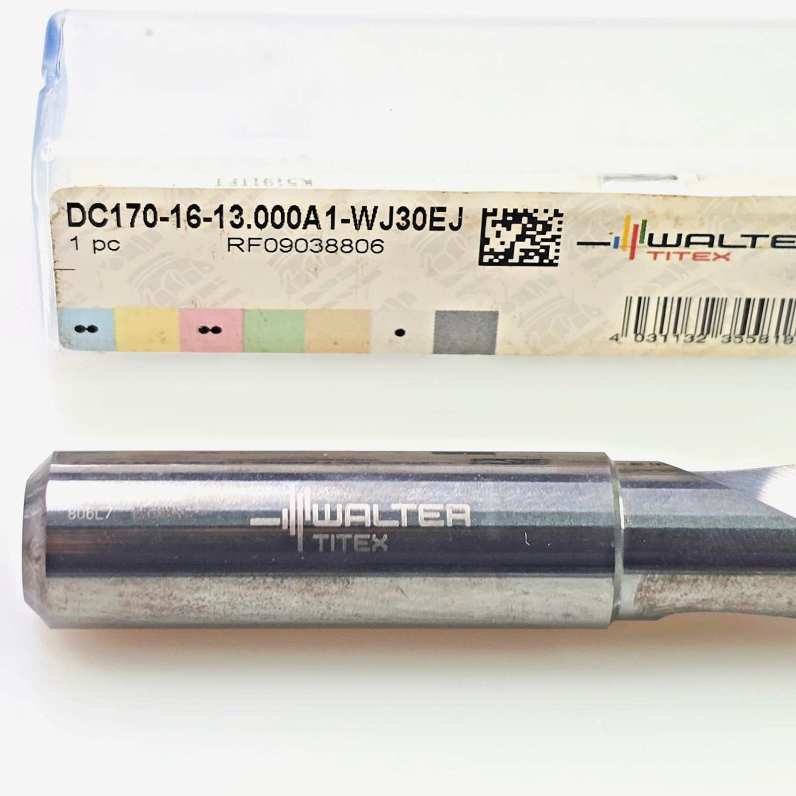 WALTER TITEX 13mm DC170-16-13.000A1-WJ30EJ Solid Carbide Drill 0.5118″ COOLANT