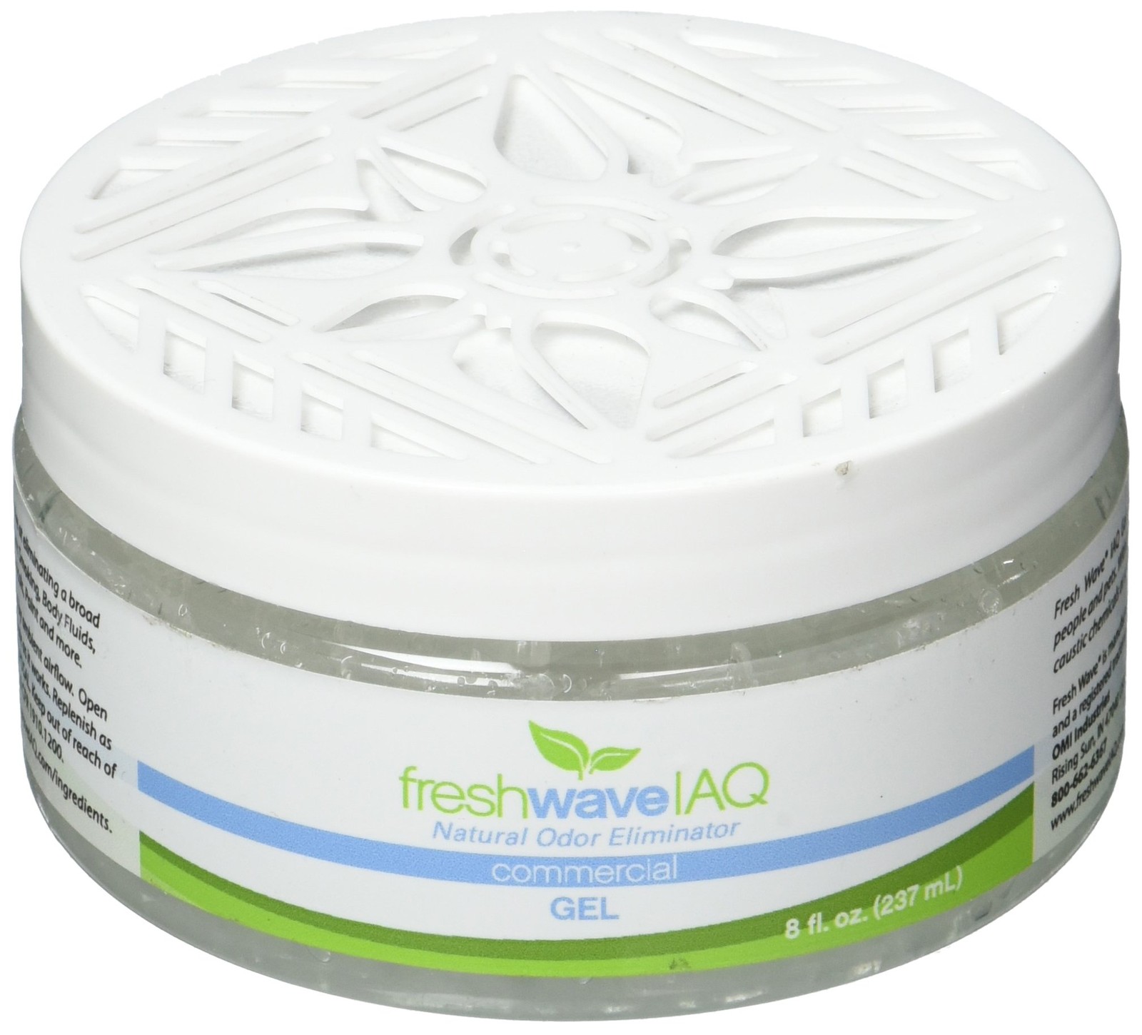 Fresh Wave IAQ Commercial Odor Eliminating Gel, 8 8 Fl Oz (Pack of 1), Lime