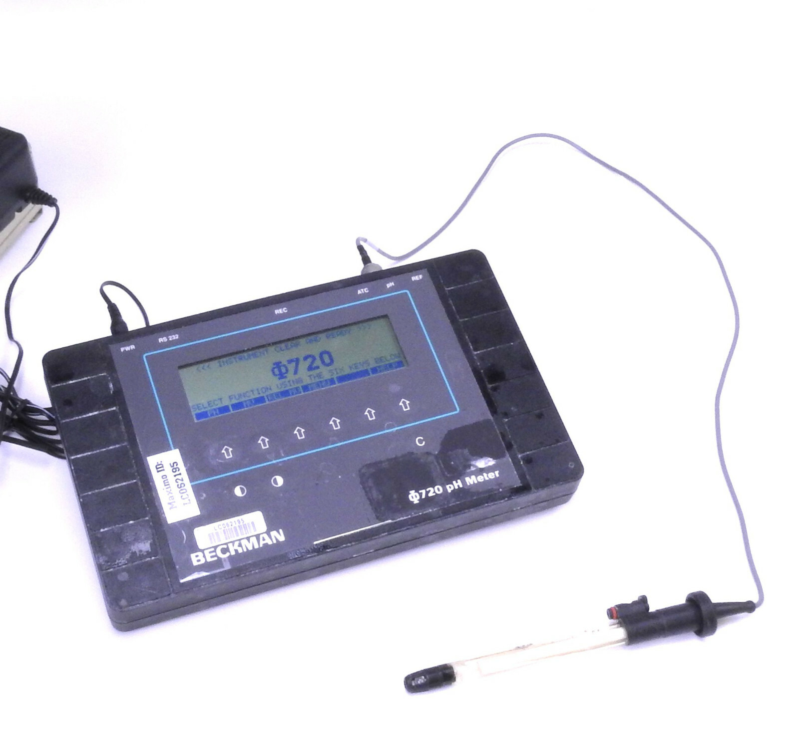 Beckman PH Meter PHI 720 Cat Number 143806 w/ Functional Electrode