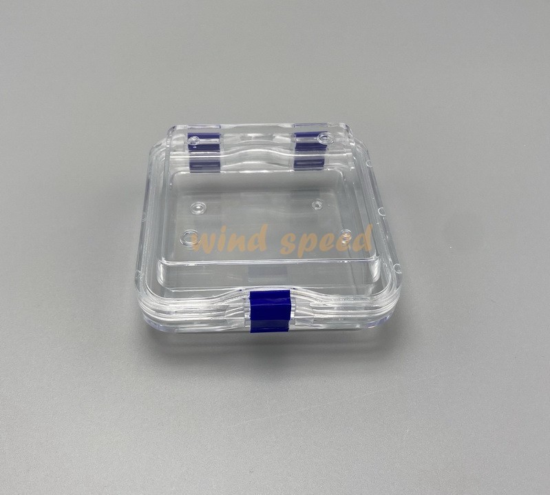10x Denture False Inlay Teeth Membrane Case Hinged Display Jewelry Box 10x10x4cm