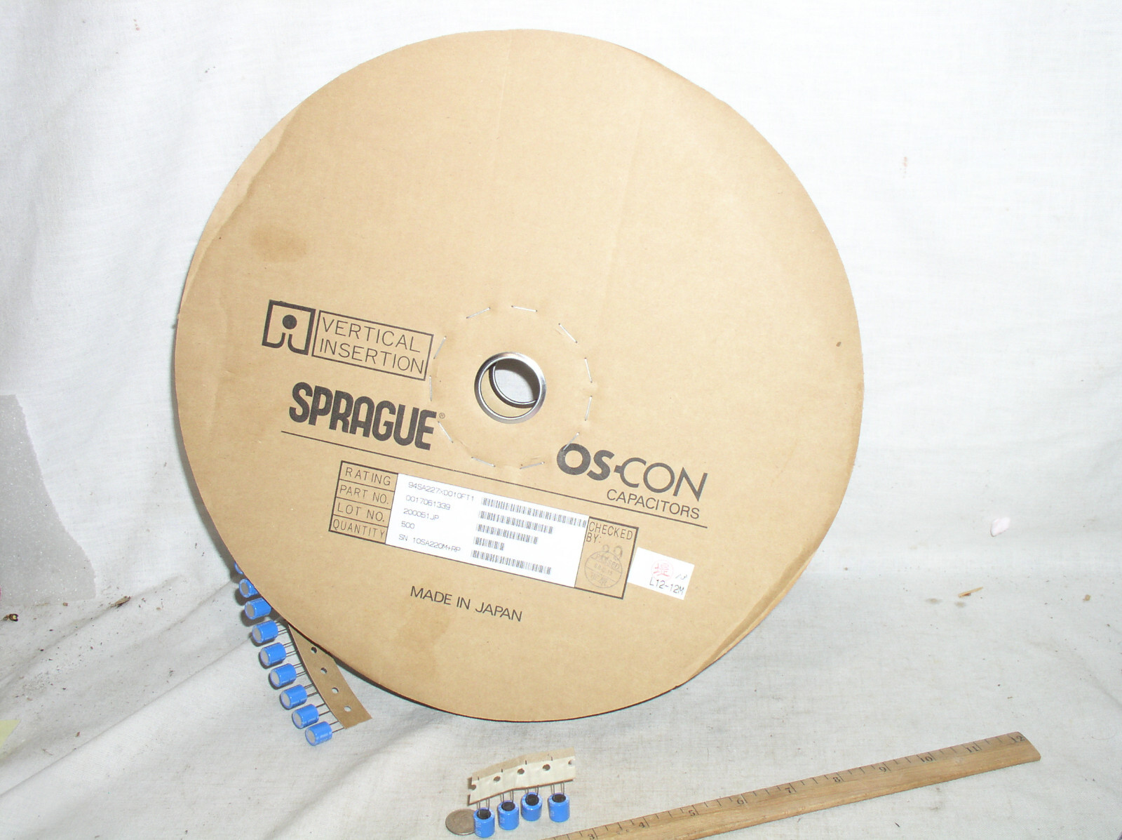 4 SPRAGUE 220UF/10V 220 MFD 10 V RADIAL ORGANIC ELECTROLYTE CAPACITOR CAP 105*