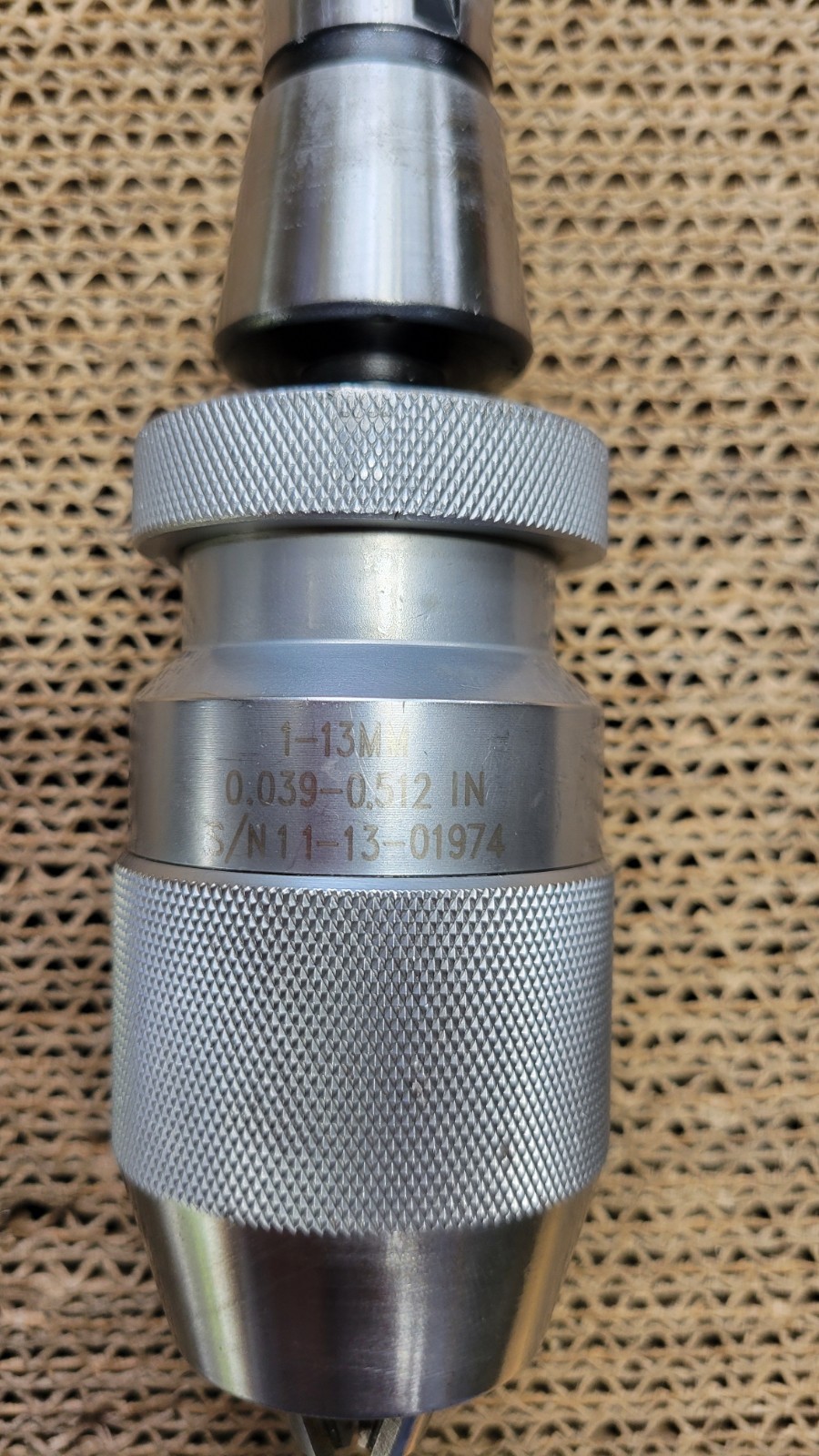 Jacobs Keyless Drill Chuck 1-13mm (0.039-0.512in) R8 Shank