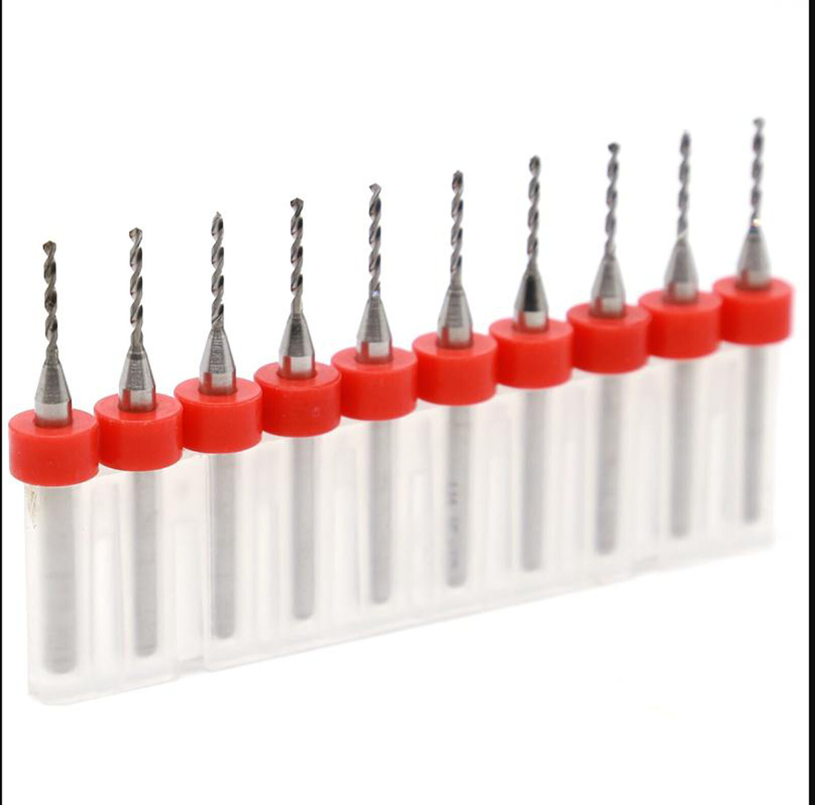 Φ 0.1mm ~ 3.175mm Carbide Micro Drill Bits CNC PCB Dremel Portable 1/8″ Shank
