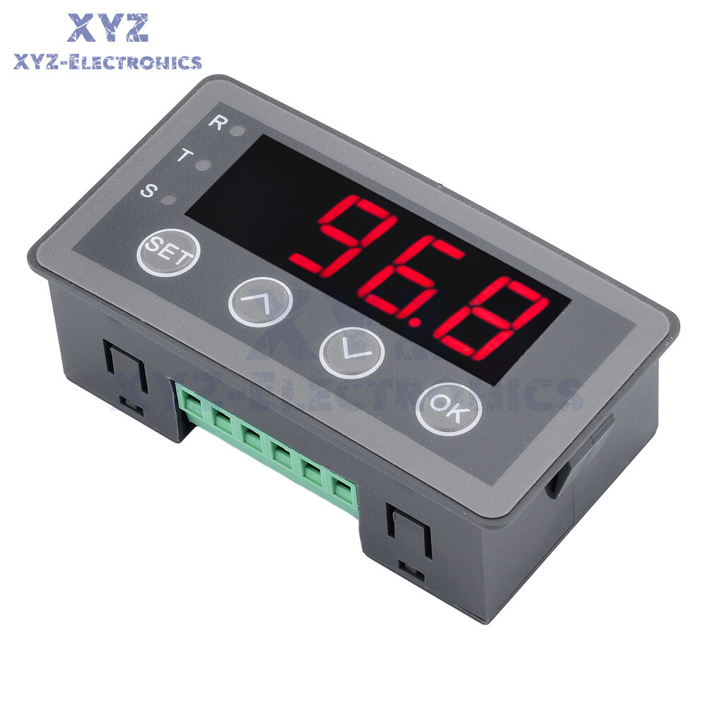 0-10V 0-20mA 2-10V 4-20mA 4-Wire Analog Input (Reception) Display Meter DC 8~25V