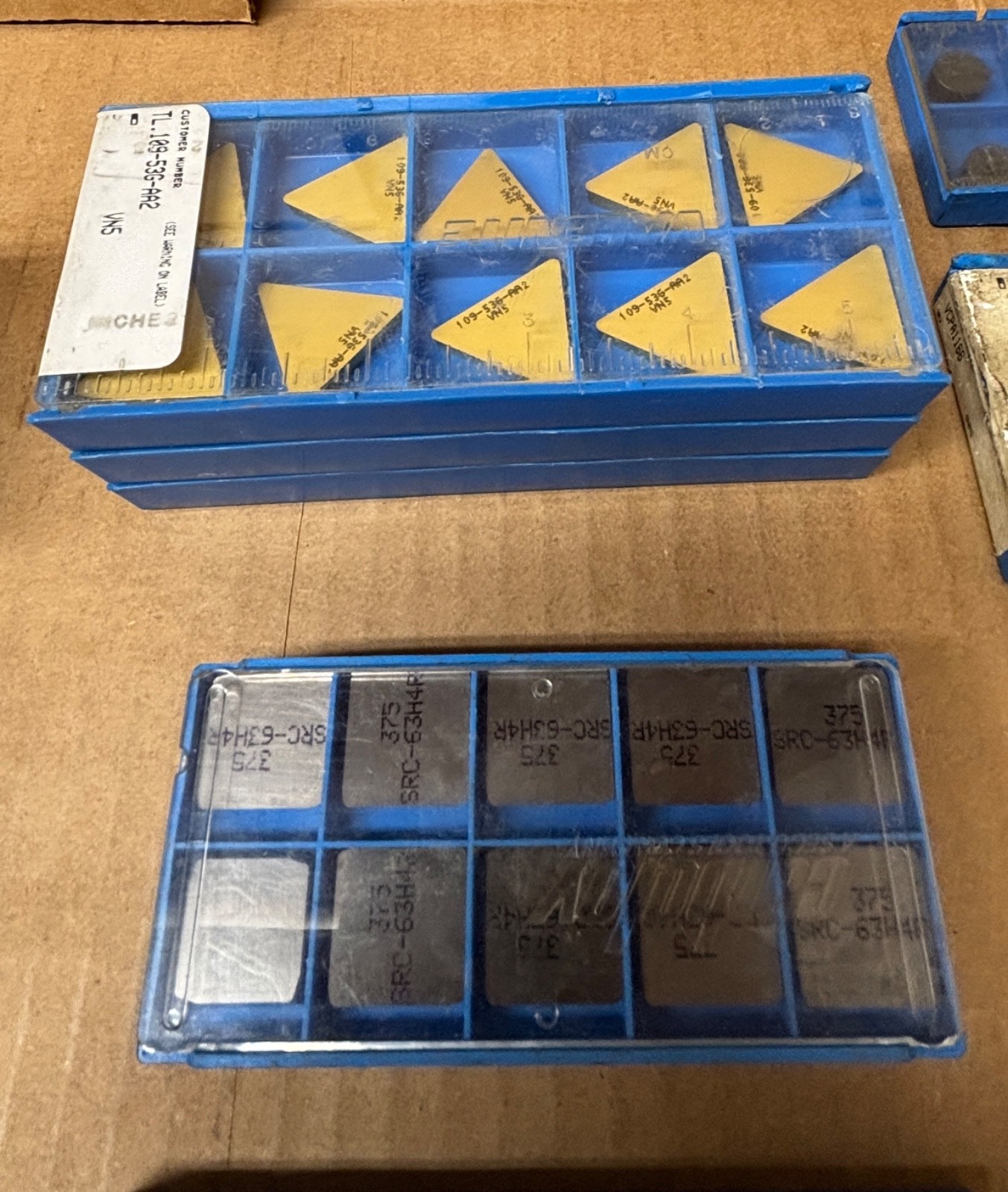 VALENITE Carbide Inserts – VARIETY – 875+ inserts – 122 packs – 27 lbs. – NEW