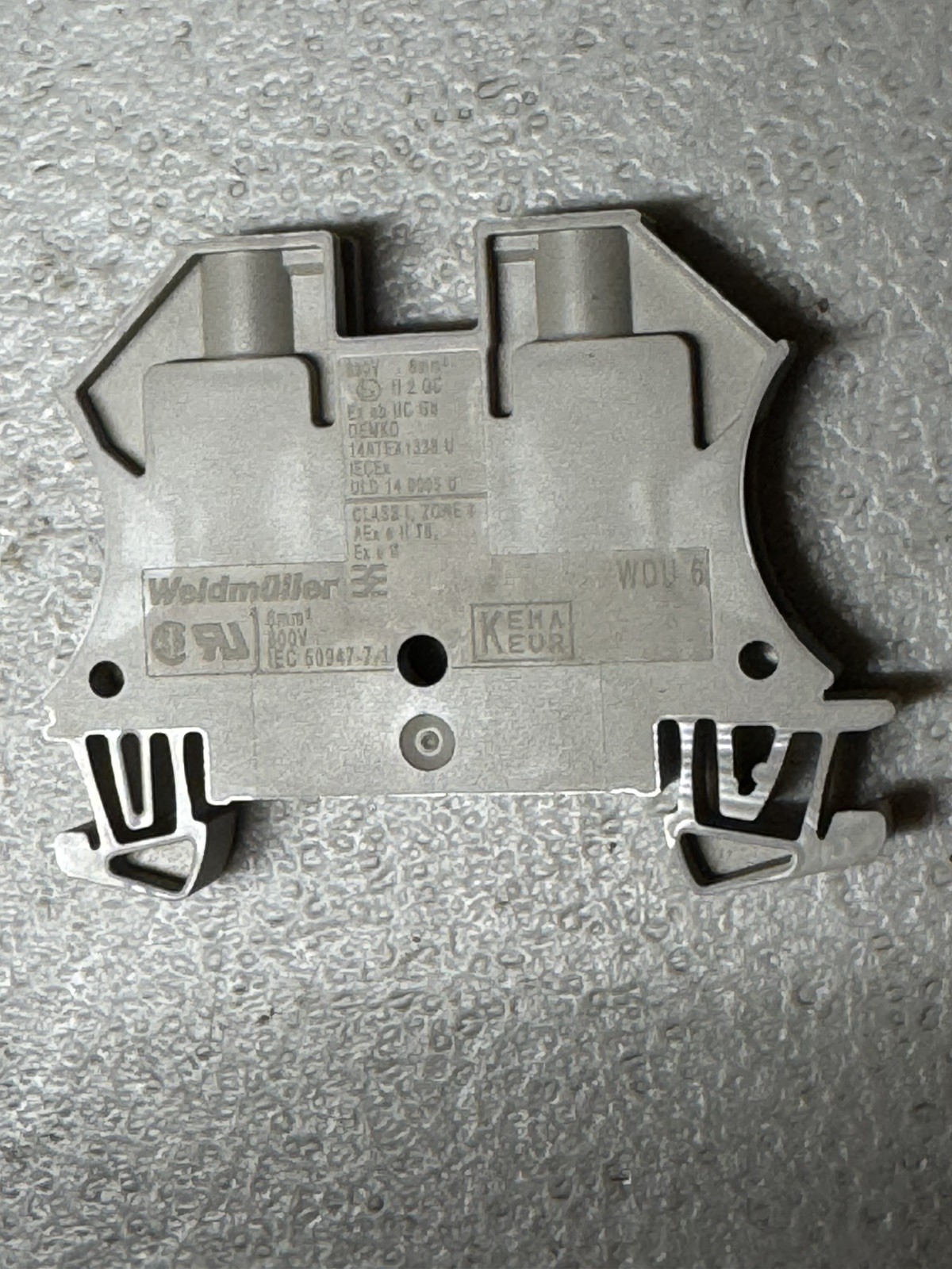 Weidmuller terminal block WDU 6 1020200000 (100) Pieces.