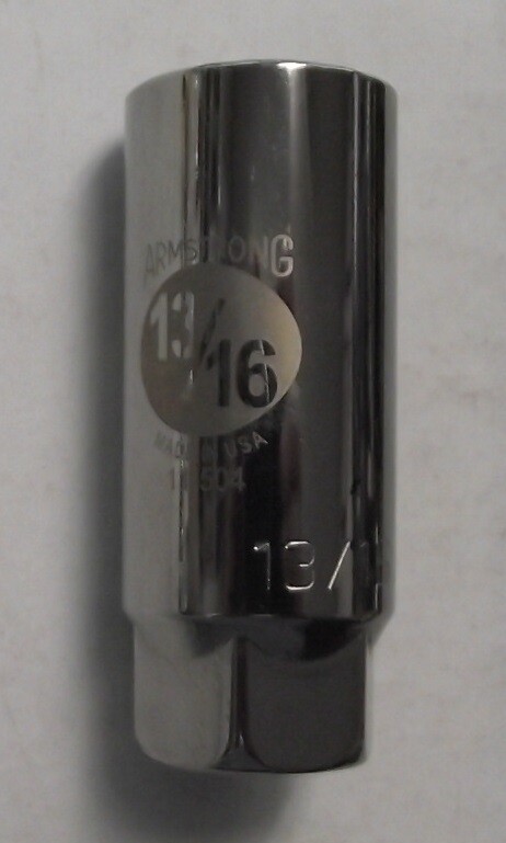Armstrong 11-504 3/8″ Drive 13/16″ Spark Plug Socket 6pt. USA