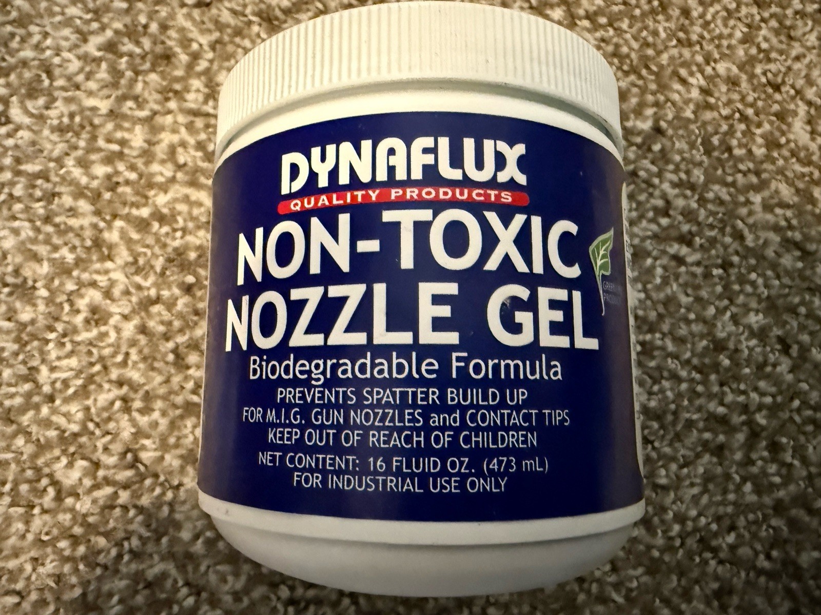 Lot of 5, Dynaflux Non-Toxic Nozzle Gel Prevents Spatter Build Up ~16oz **READ