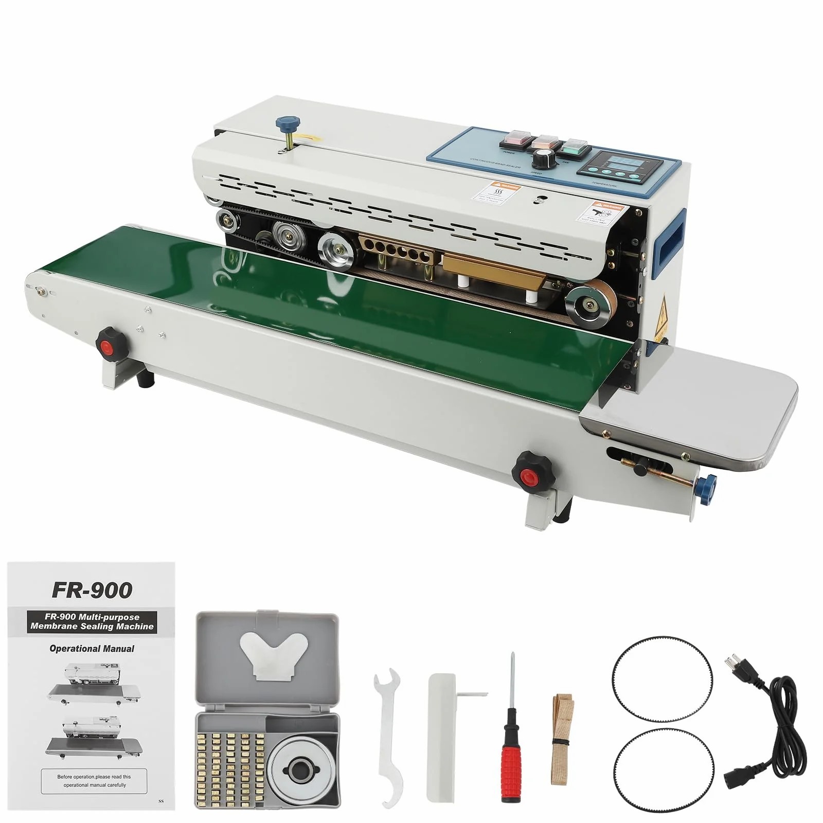Automatic Band Sealer 110V Horizontal Digital Temperature Control Plastic Sealin