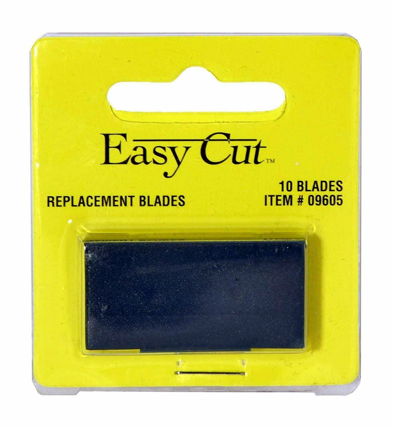 Box Knife Cutter Holster & Easy Cut 1000 Safety Replacement Blades, PK 10 Blades