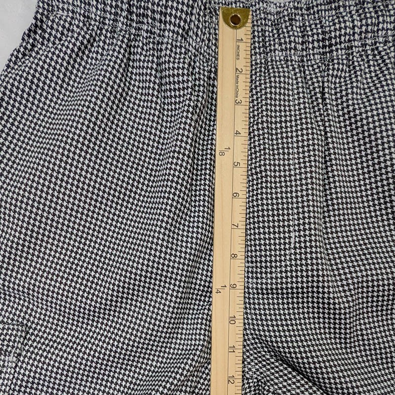 NEW Chef Code Trousers M Black White Houndstooth Chefcore Utilitarian Culinary