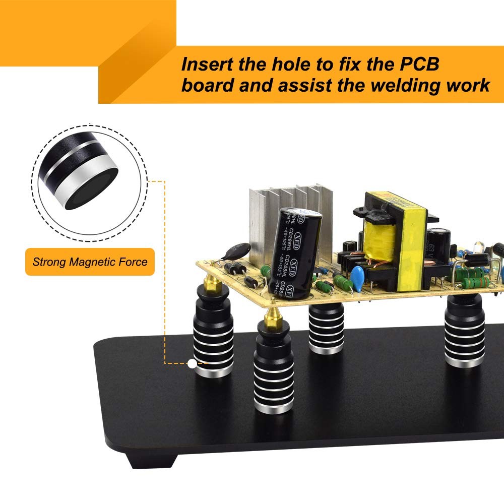 Magnetic Helping Hands Third Arm Soldering Work Station | Extra Large & Heavy Du