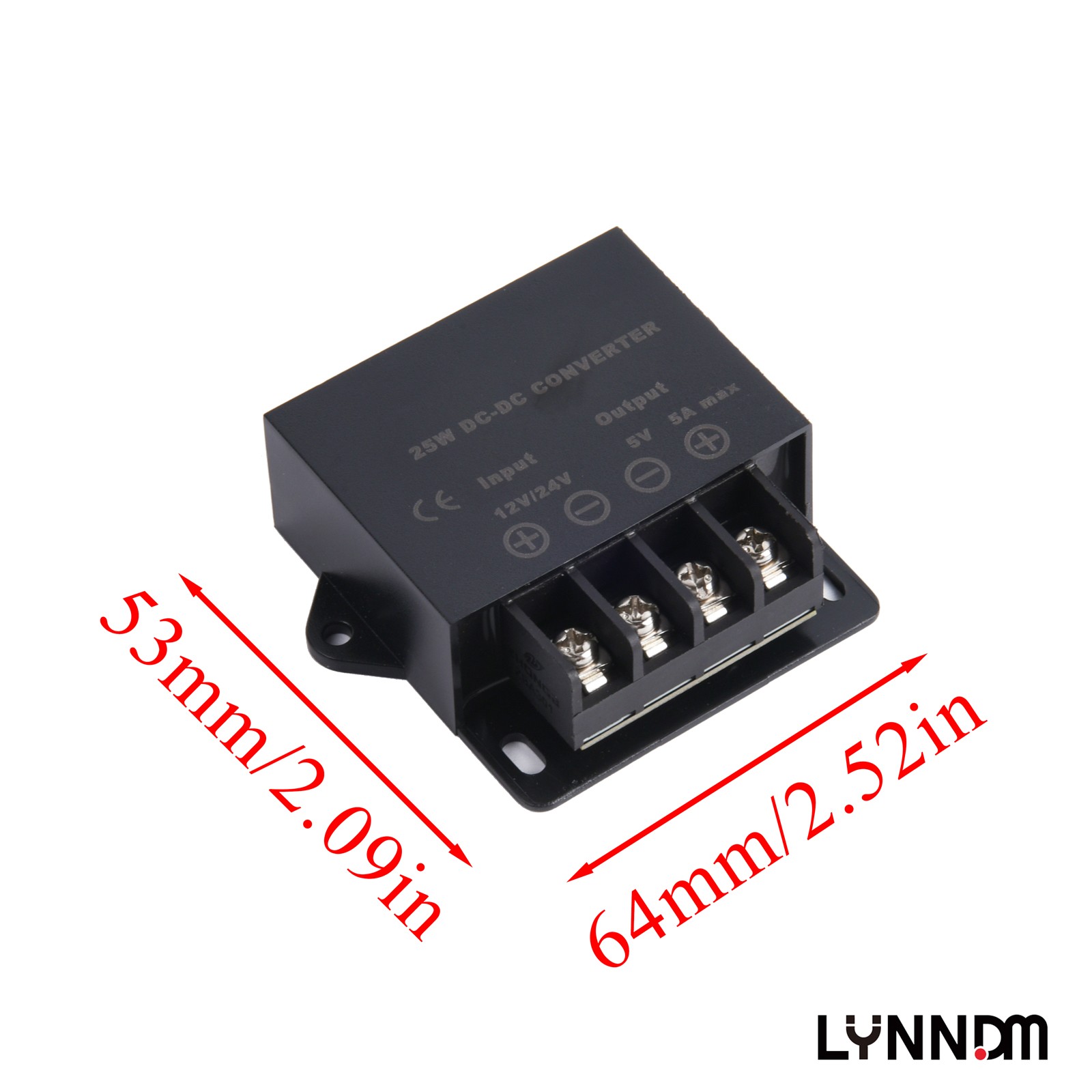 DC 12V/24V to 5V 5A/15A Step Down Converter Buck Regulator Voltage Transformer