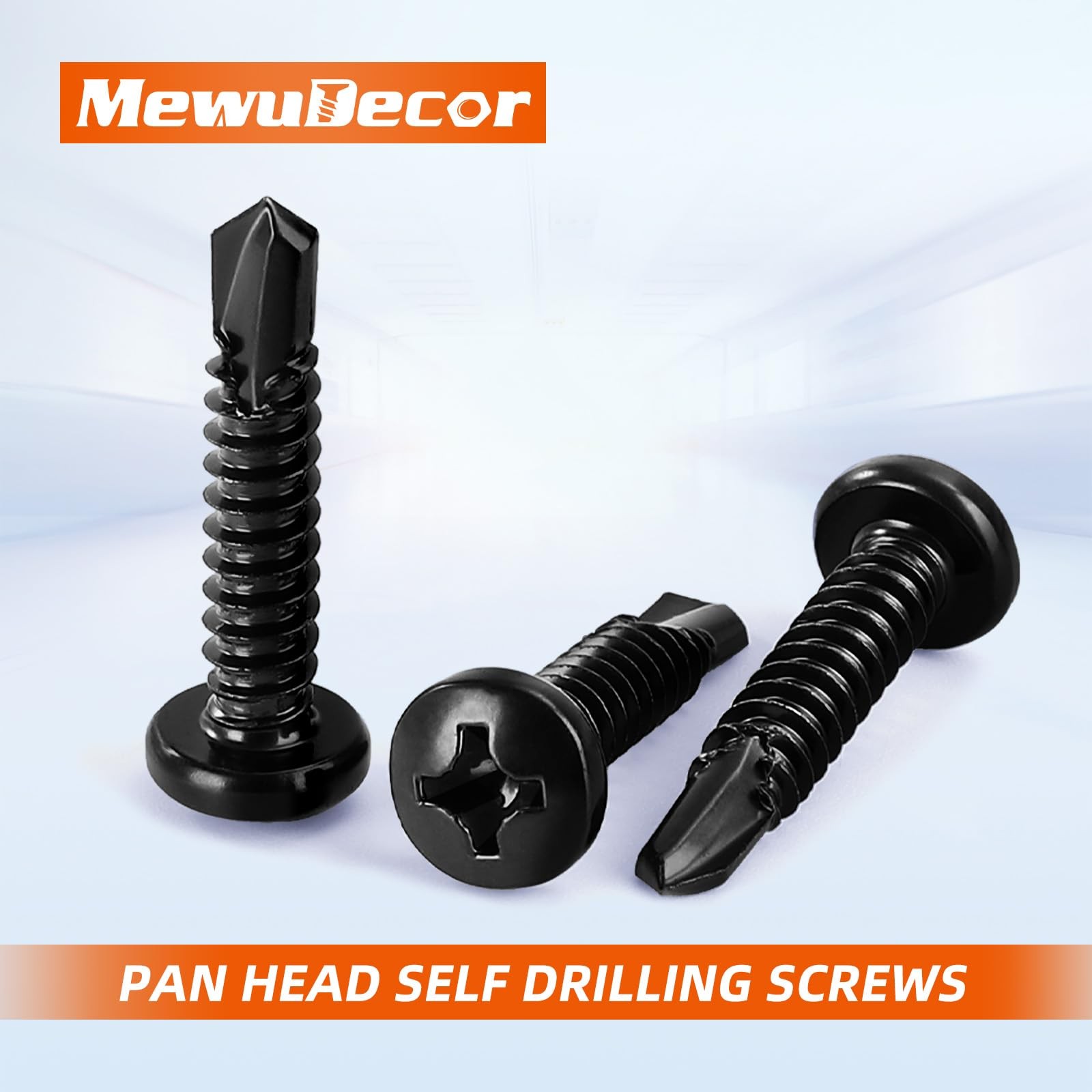 #8 x 1-1/2″ Pan Head Self Tapping Screws Sheet Metal Screws, Stainless Steel …