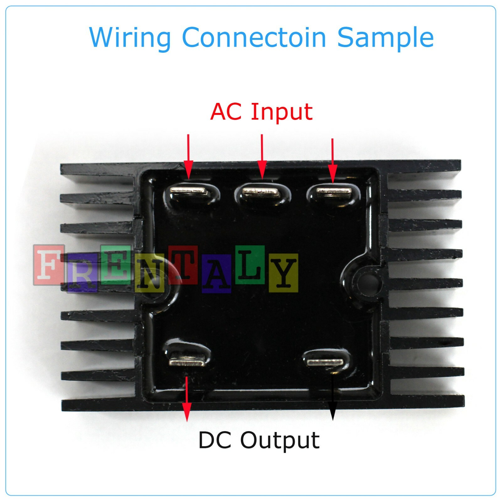 Amico SQL 100A Amp 1000V 3 Phase Diode Metal Case Bridge Rectifier TS