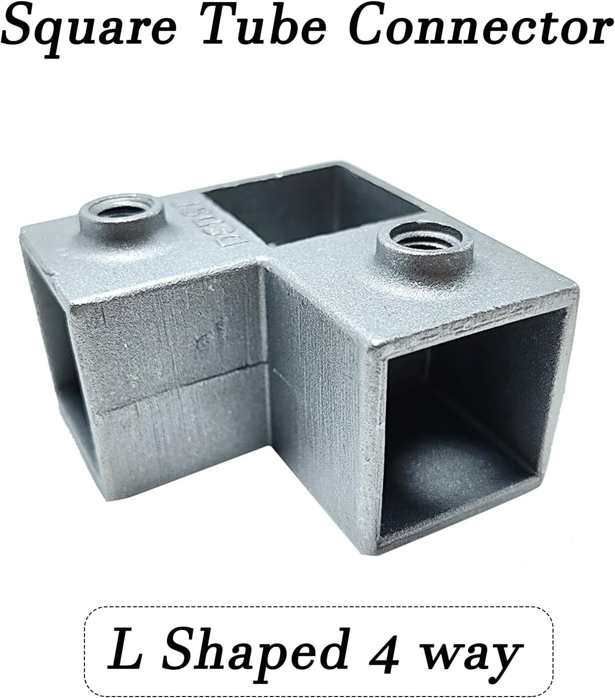 8 Pcs 25mm Aluminum Alloy 4-Way Square Tube Connectors for Structural Support