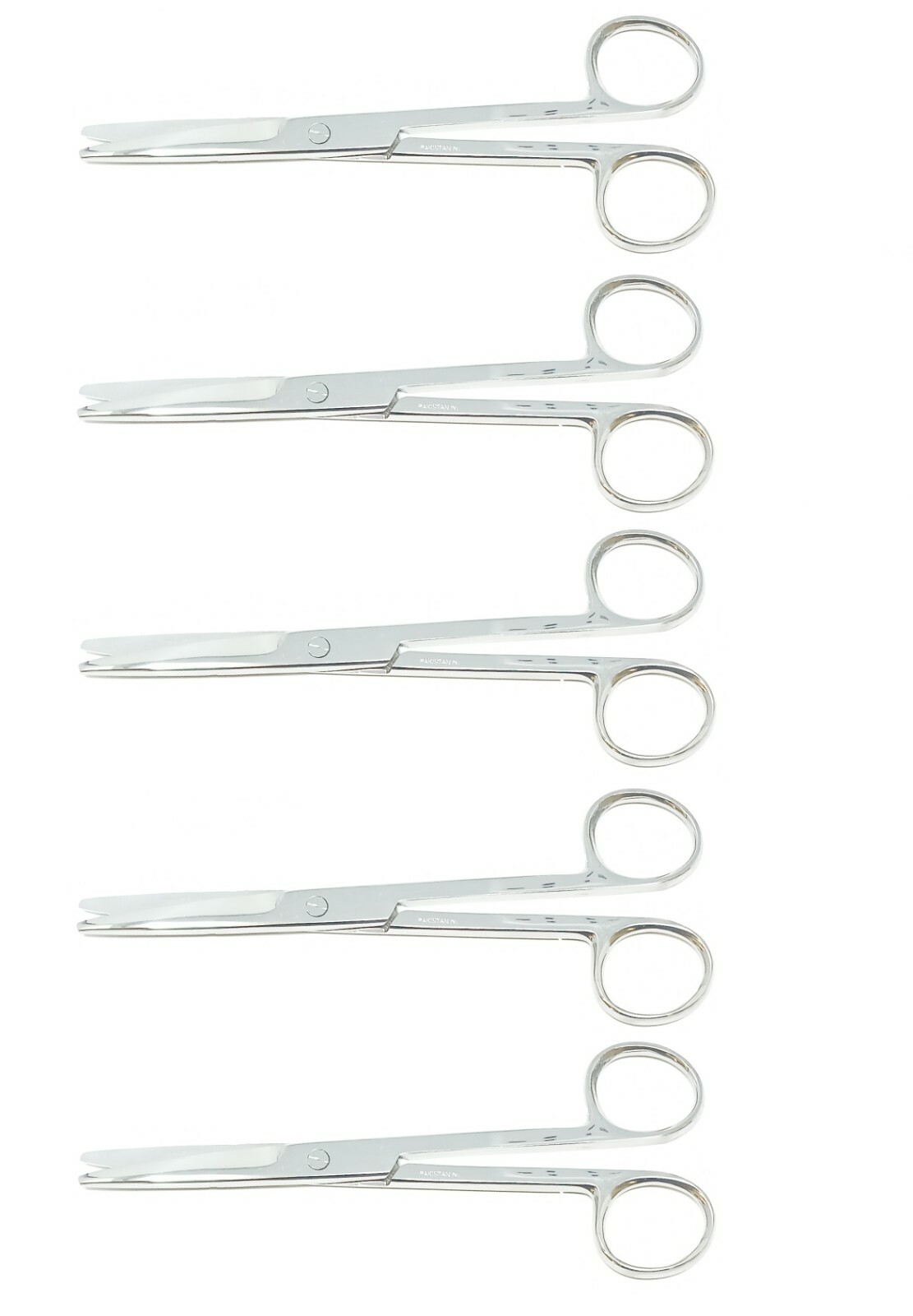 5 Economy Mayo Operating Scissors 6.75″ Straight Surgical Medical Instrument SS