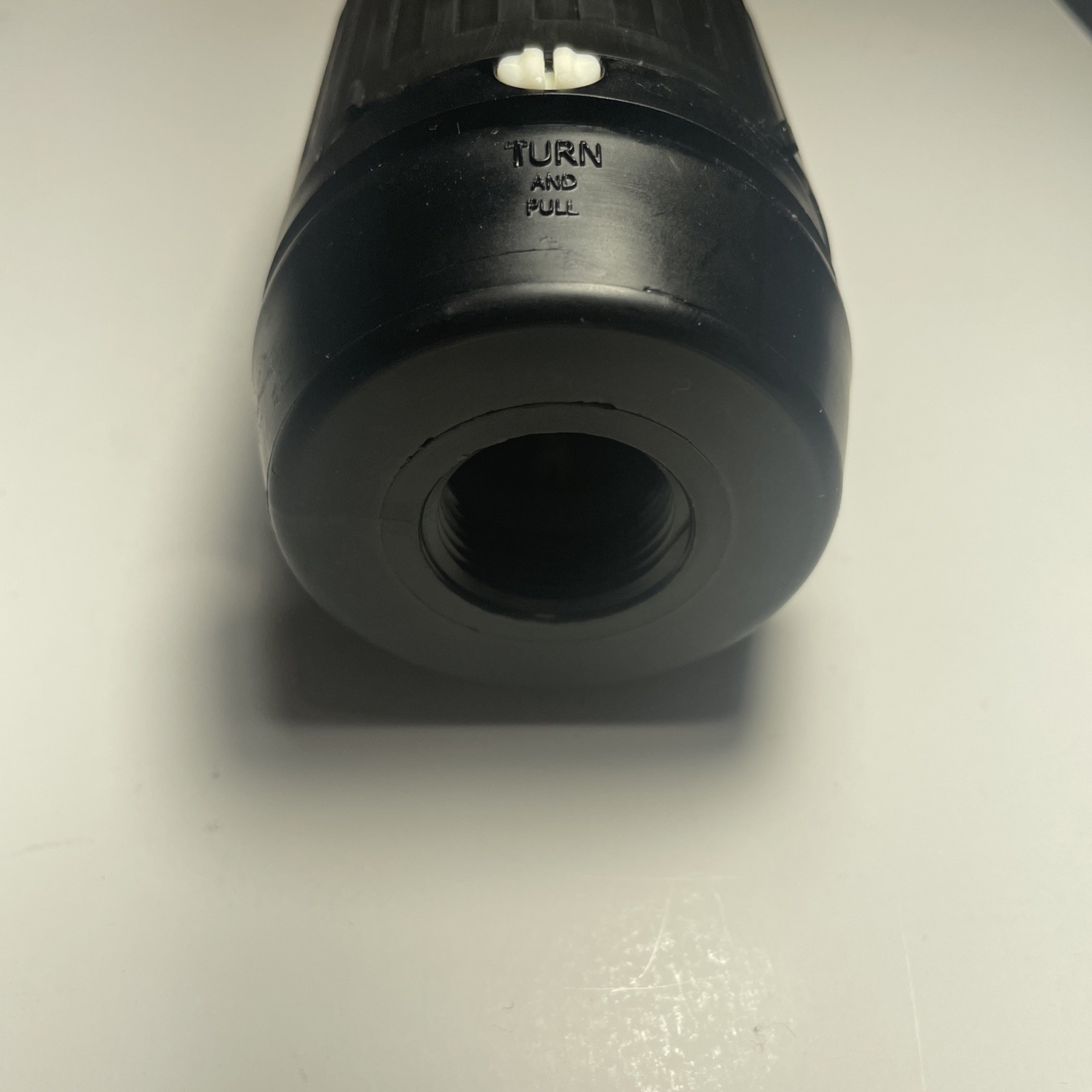 HUBBELL CS8364C 50A 4-Wire 3-Phase Delta 250 VAC Twist Lock Connector – Black