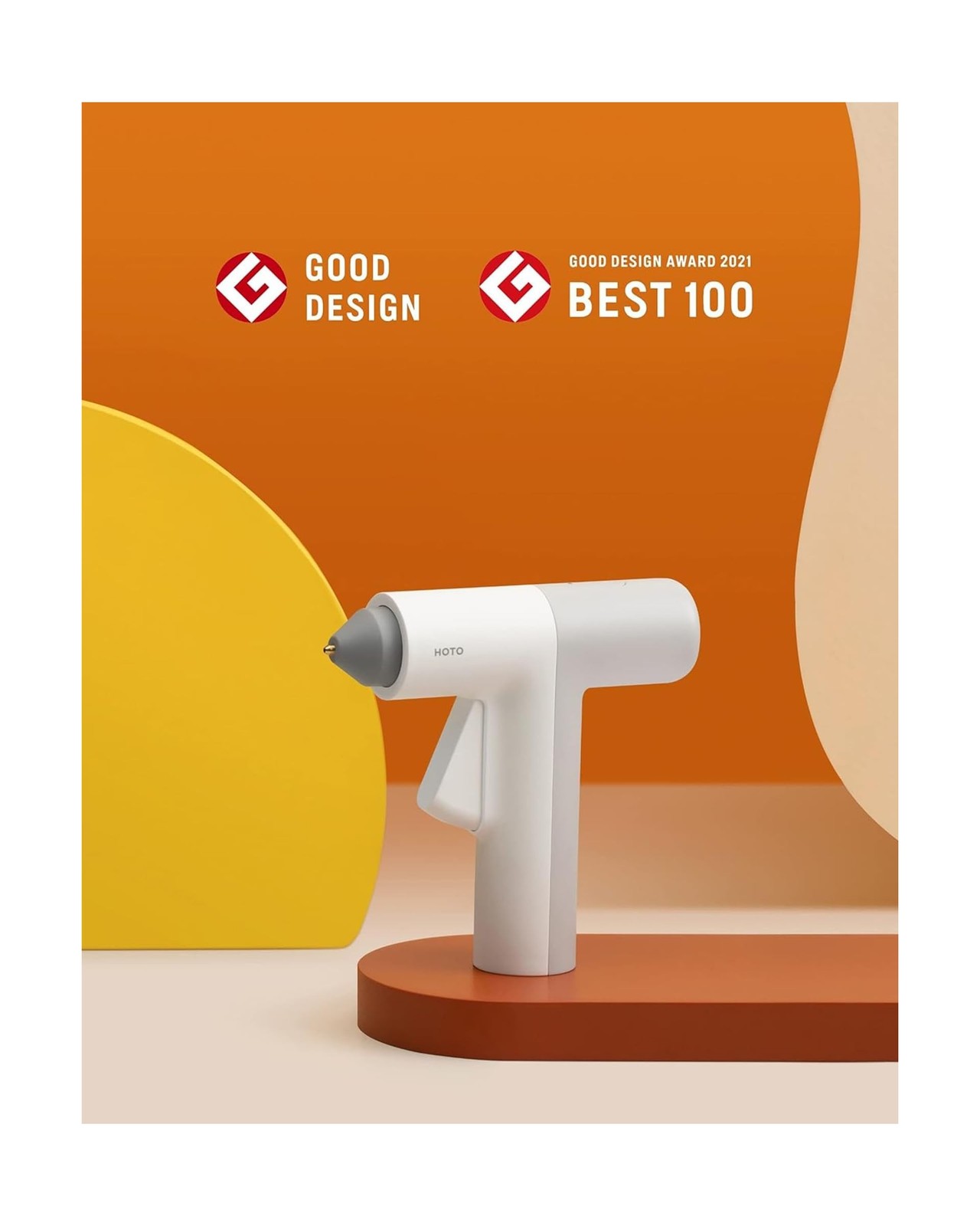 HOTO Cordless Hot Glue Gun, Minimalist Style, 30s Heating Fast, Sma… Fast Ship