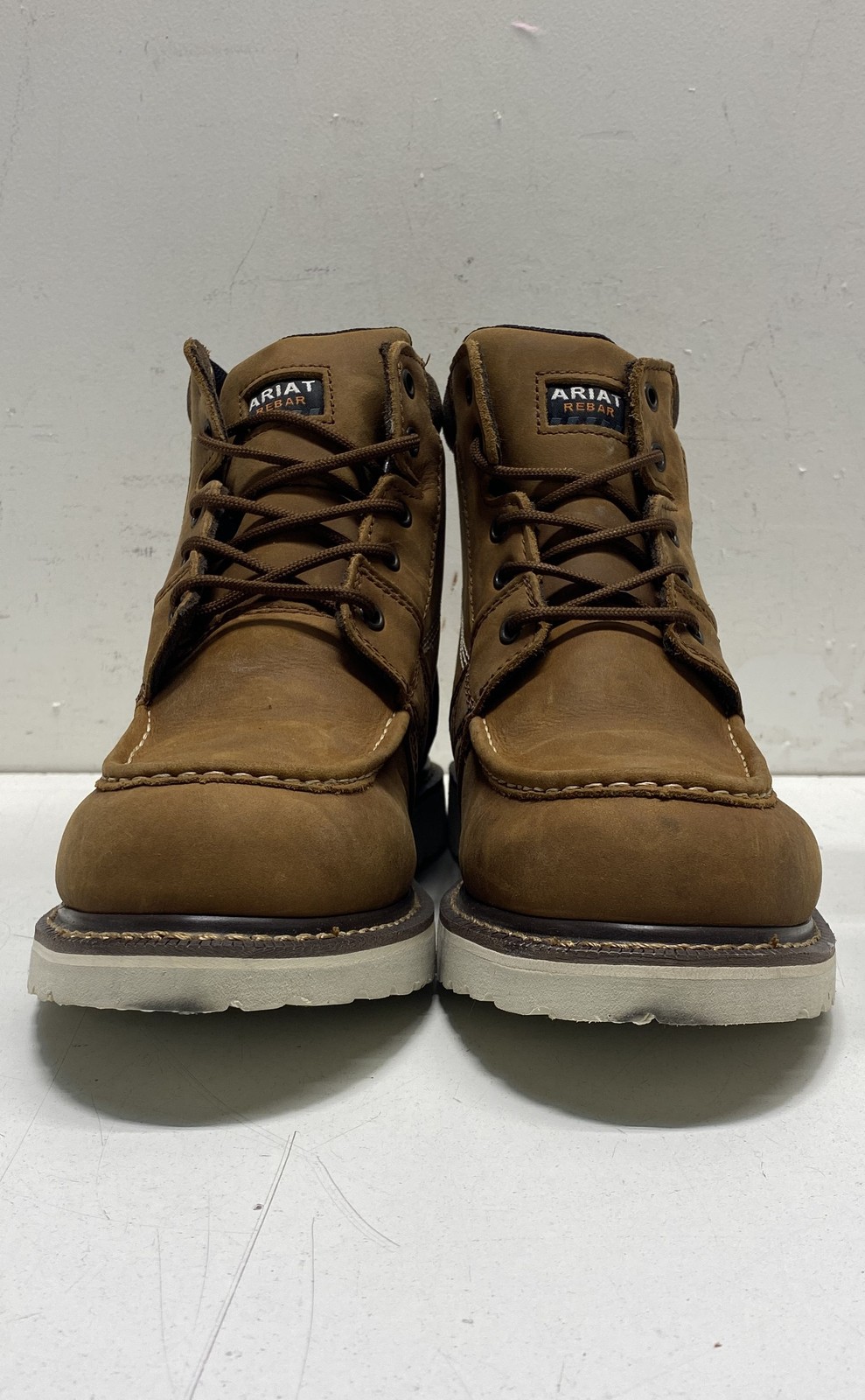 Ariat Rebar Wedge Moc Toe H2O Aged Honey Women’s Soft Toe Boots Size 10.5