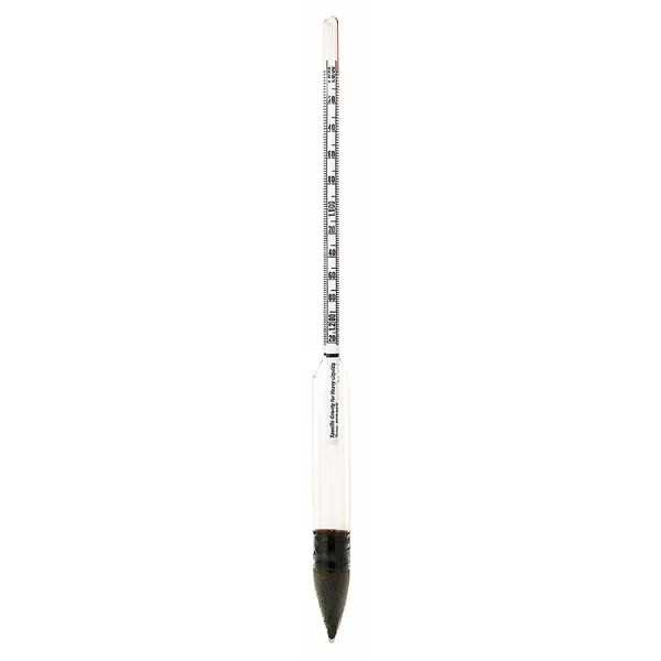 Vee Gee Hydrometer,Specific Gravity/Baume,165mmL 6603DS-1S Vee Gee 6603DS-1S