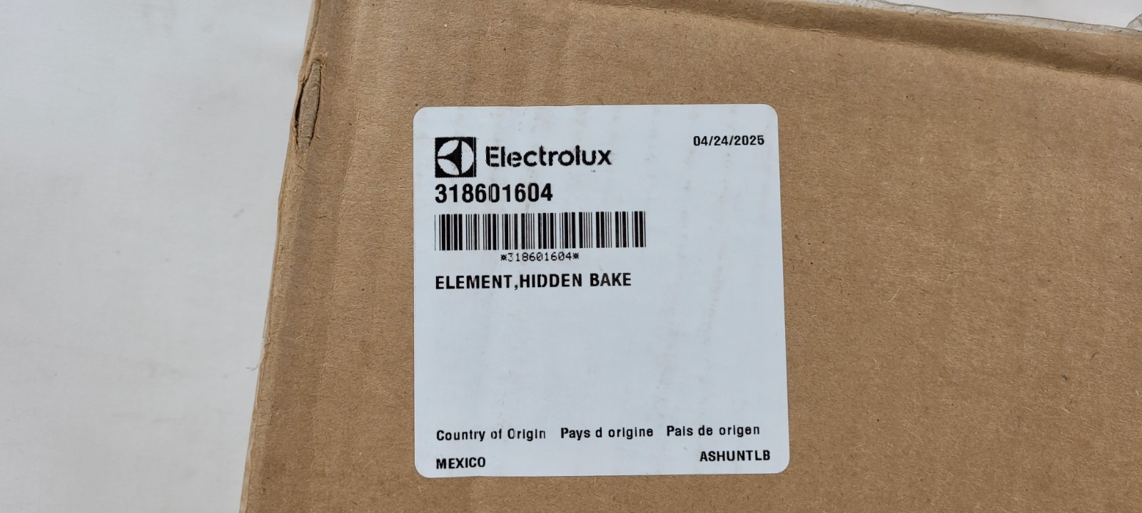 Genuine OEM Electrolux Frigidaire Oven Range Hidden Bake Element NEW OPEN BOX