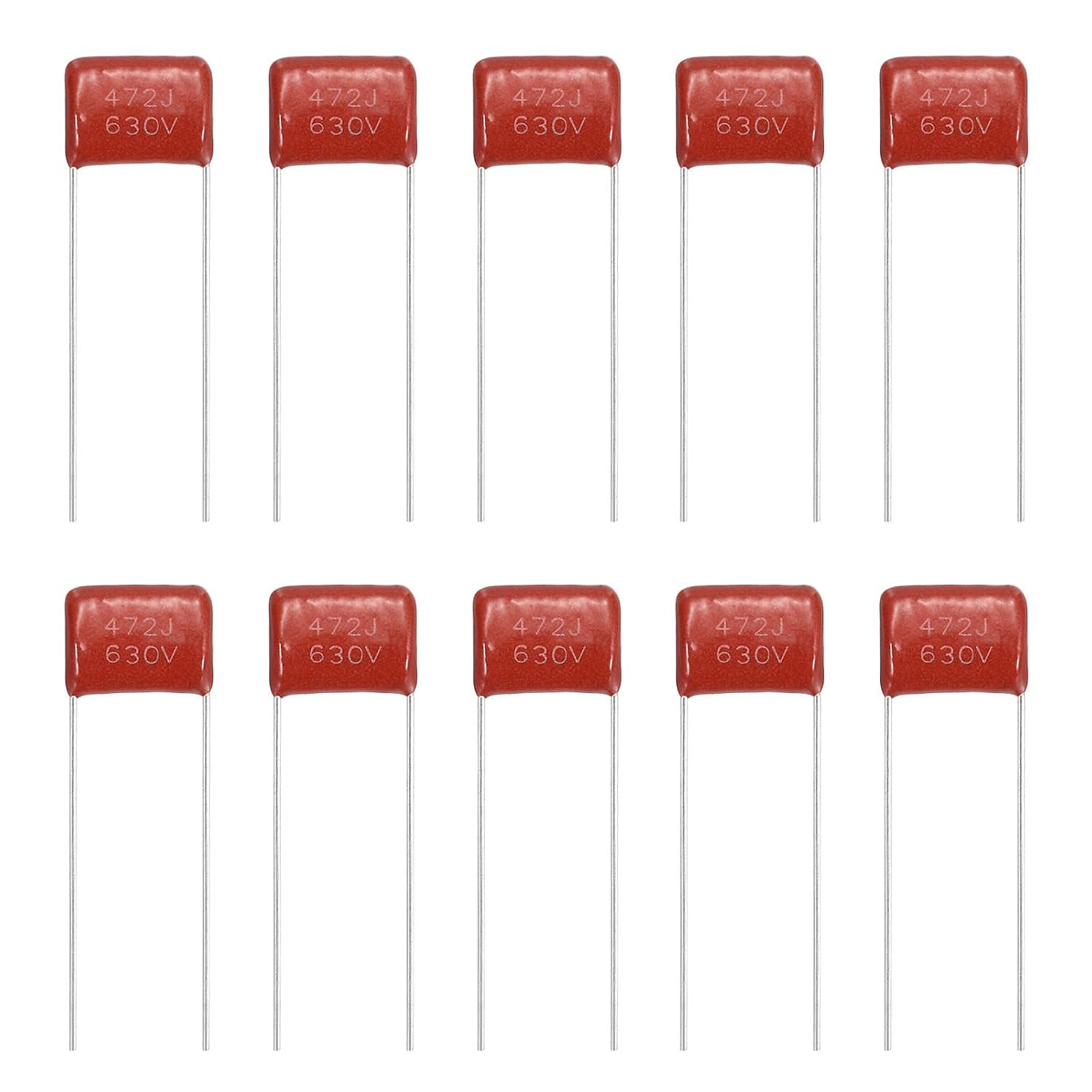 20 Pcs Metallized Polypropylene Film Capacitors, CBB21/CBB22 630V