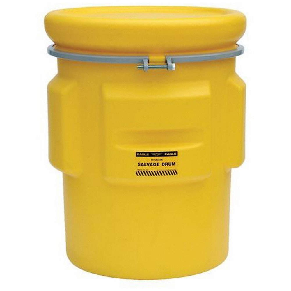 EAGLE 1665 Salvage Drum,Yellow,0.18in 3KN31
