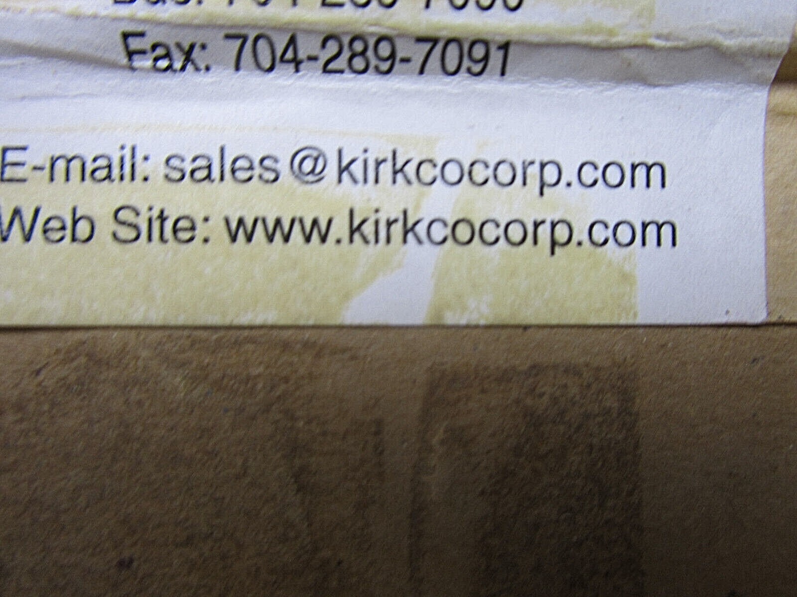 Kirkco Dispensing Valve 169981A Listed as used but looks to be new Free Shipping