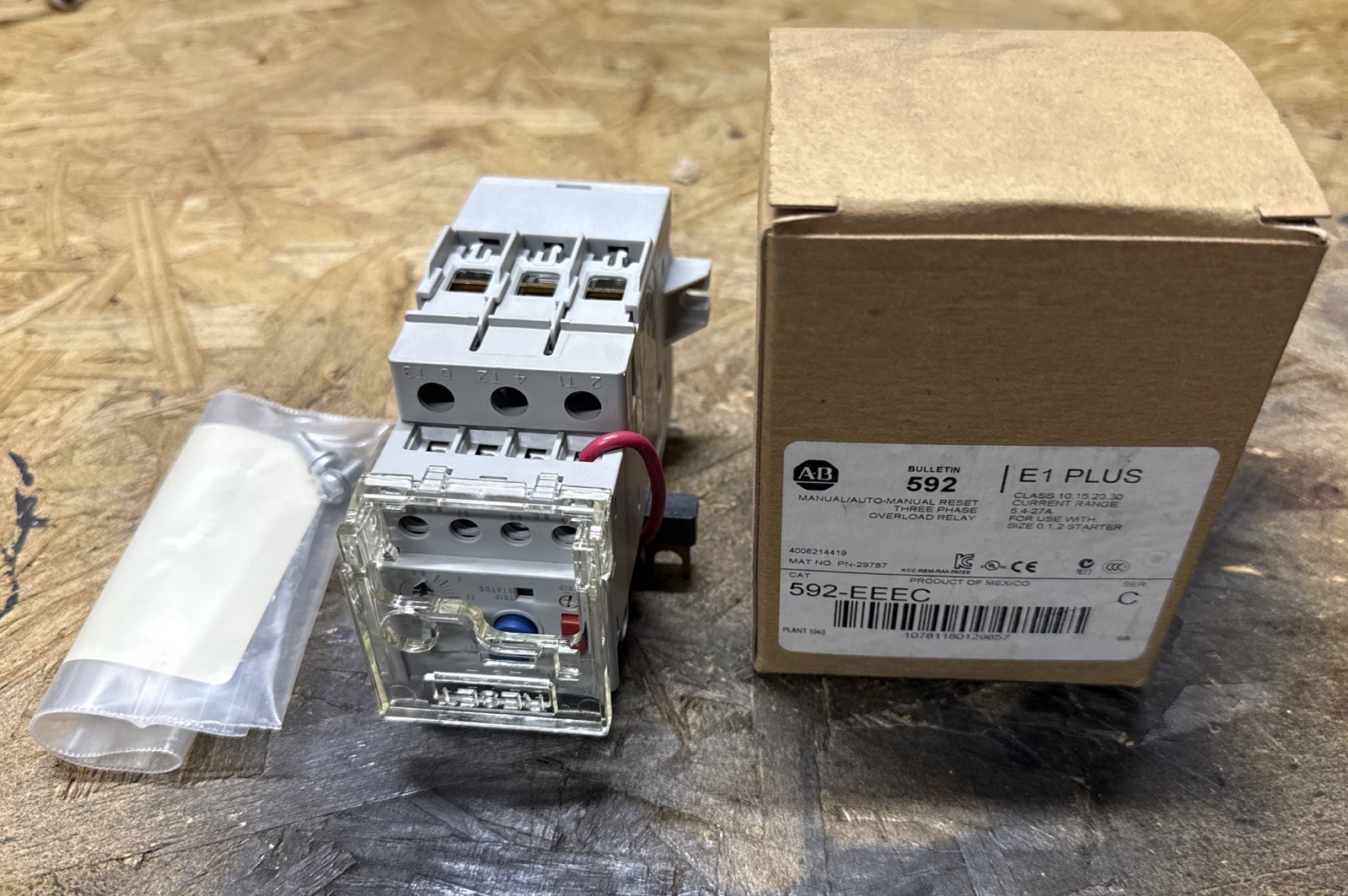 Allen-Bradley Overload Relay – 592-EEEC