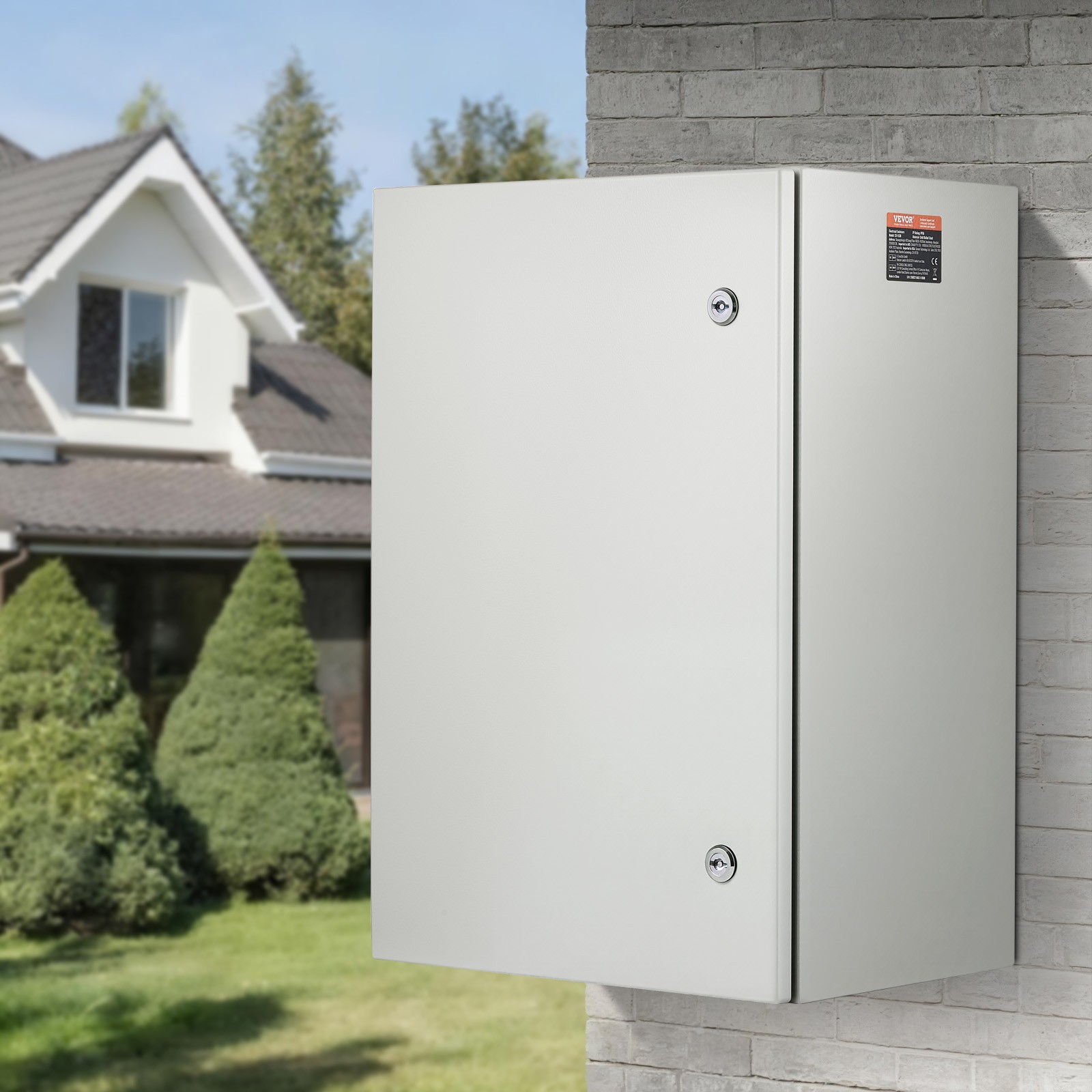 VEVOR Steel Electrical Box Electrical Enclosure Box 24x16x12» Carbon Steel IP65