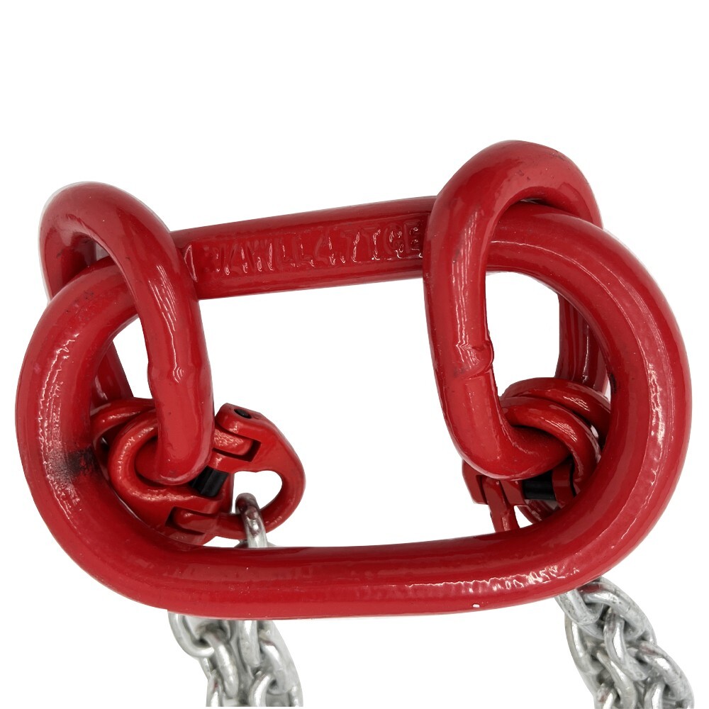 4.9FT Chain Sling G80 Manganese Steel Galvanized Chain Hoist Lifts 4 Ton with 4
