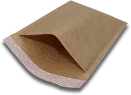 250 #0 6×10 Natural Kraft Bubble Envelopes Padded Shipping Mailers 6″x10″