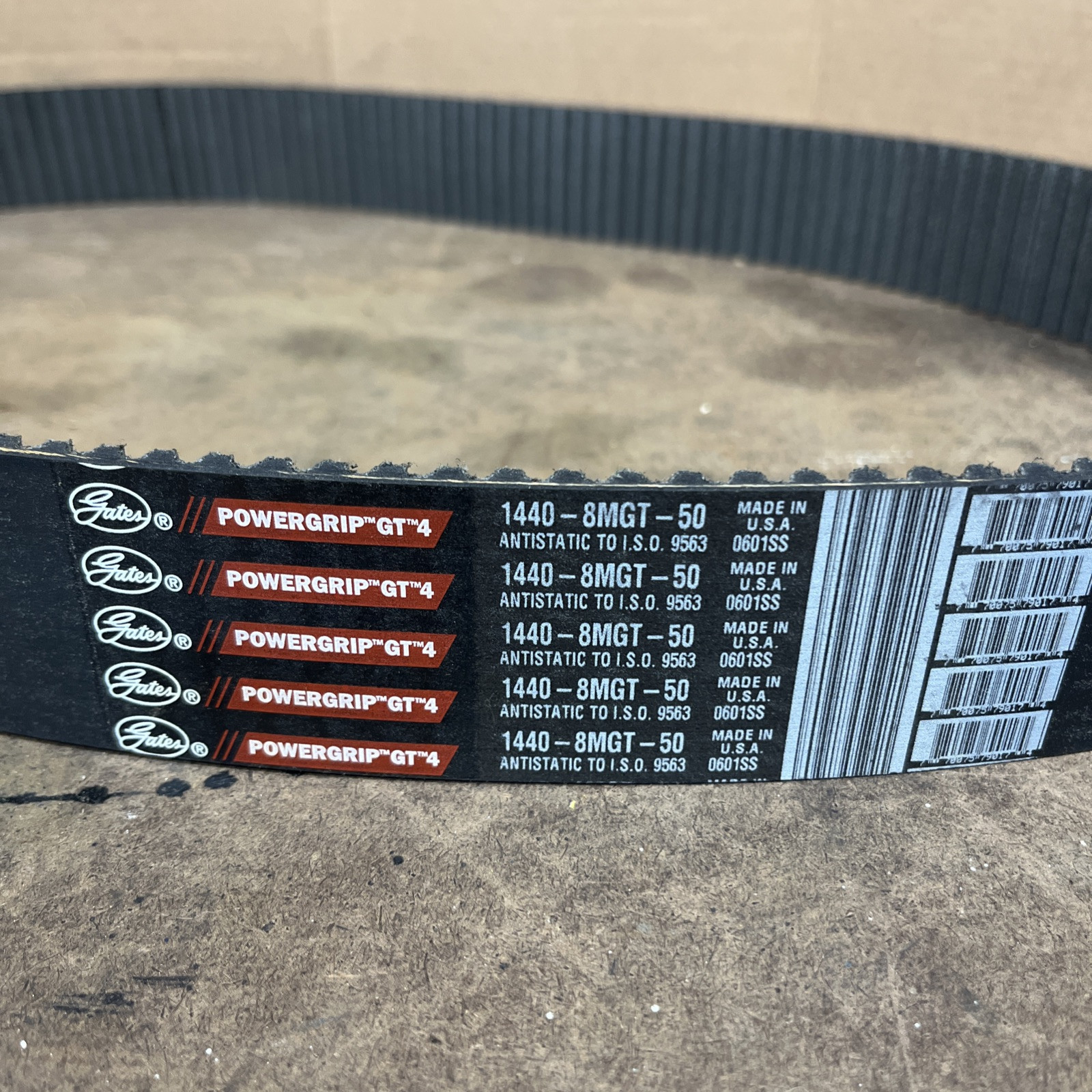 Gates 1440-8MGT-50 Powergrip GT4 Belt NOS New Industrial Timing Belt USA