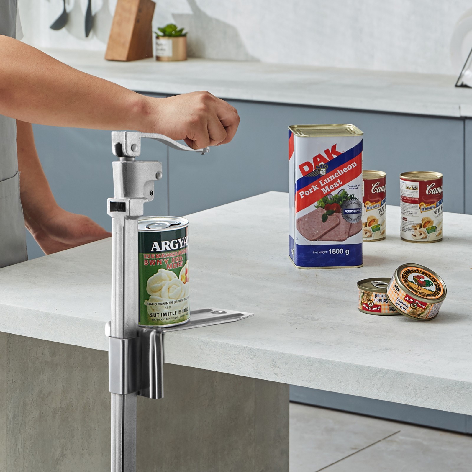 VEVOR Commercial Can Opener Heavy Duty Manual 11.8 in Can Opener Restaurant