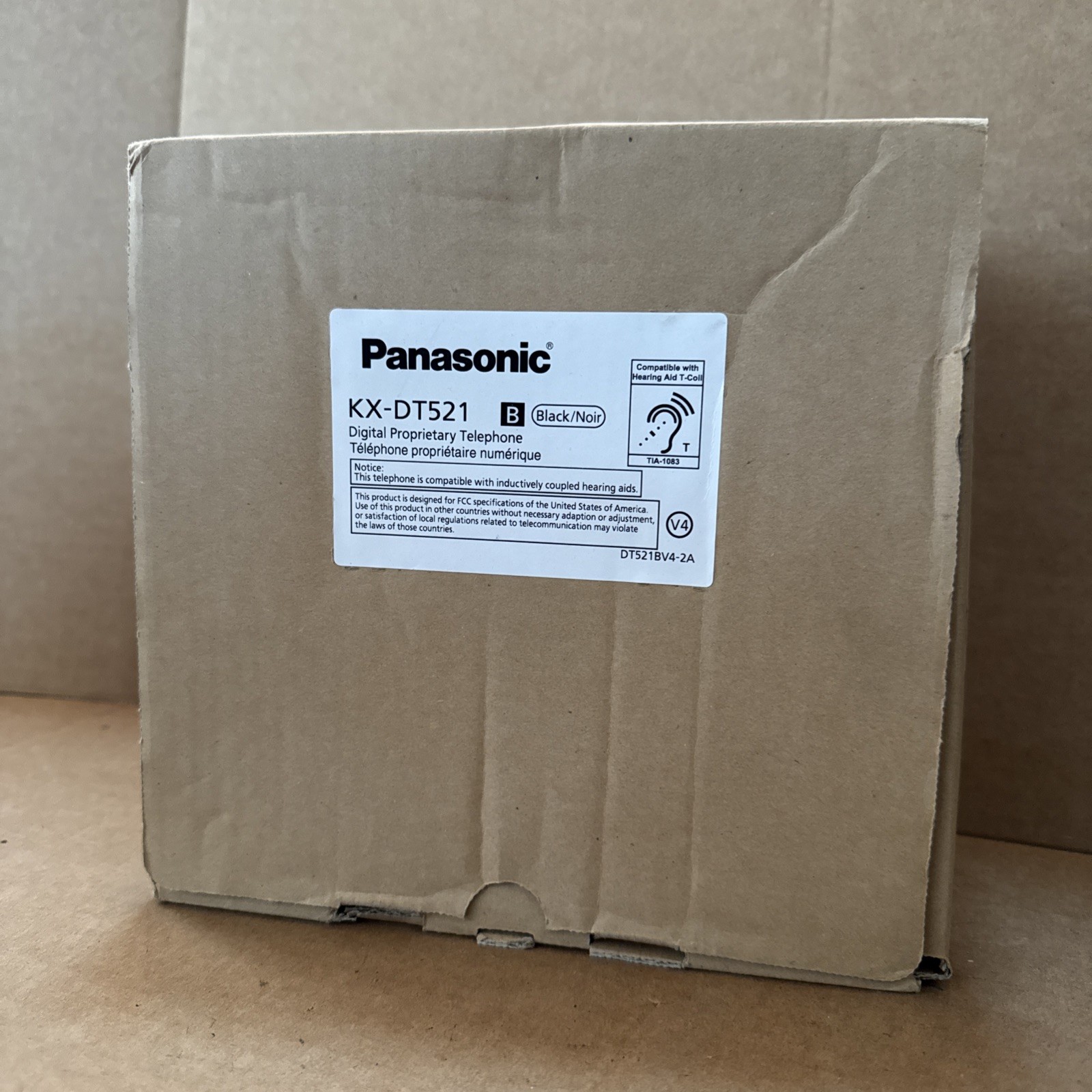 Panasonic KX-DT521-B / DT521 Digital Display Phone – Black *NEW IN BOX*