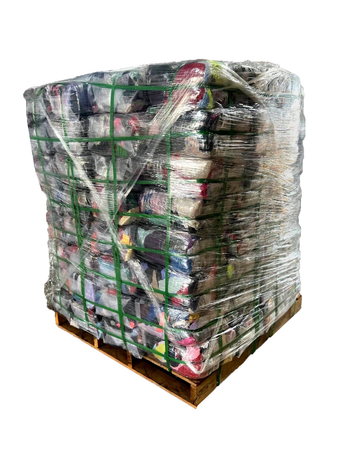Pallet of Color Knit T-Shirt Wiping Rags – 1000 lbs.- 100×10 Bags- Multipurpose