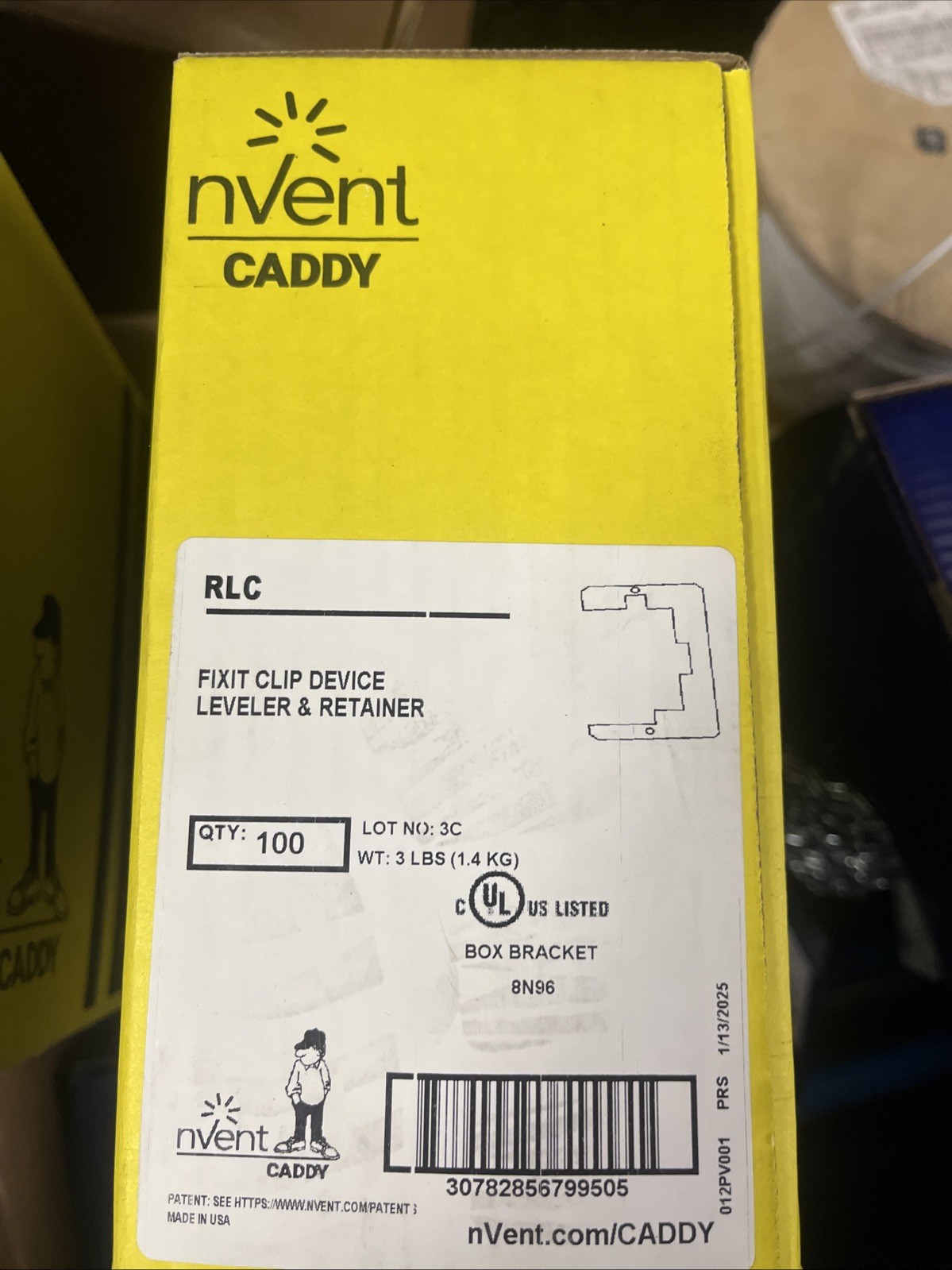 Nvent Caddy RLC NIB Lot Of 100 Fixit Clip Device Leveler Retainer. ￼