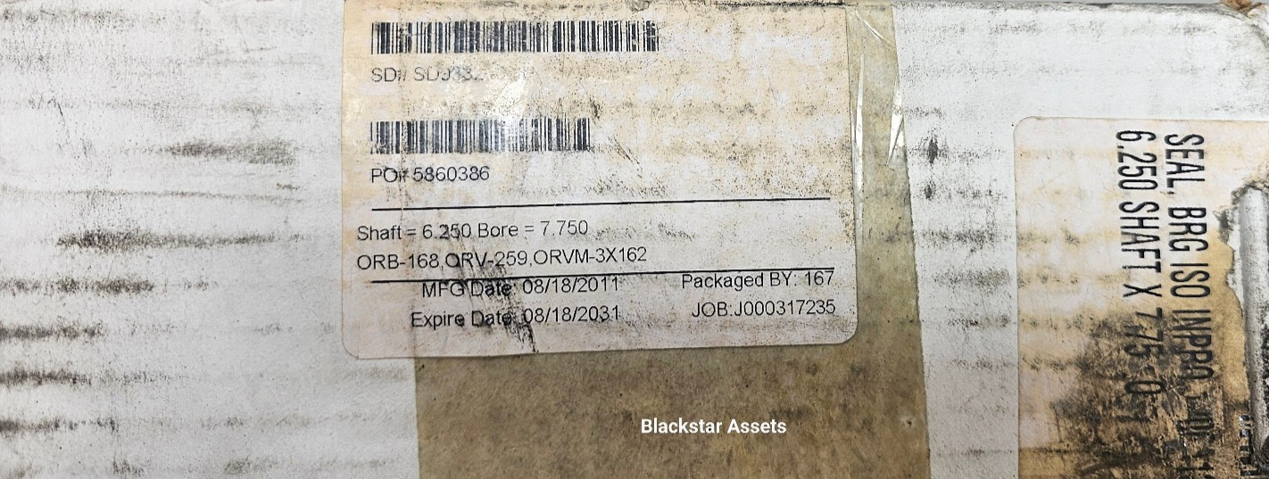 Inpro 1000A13194-0 Seal Bearing Isolator 7.750 Bore, 6.250 Shaft ORB-168 ORV-259