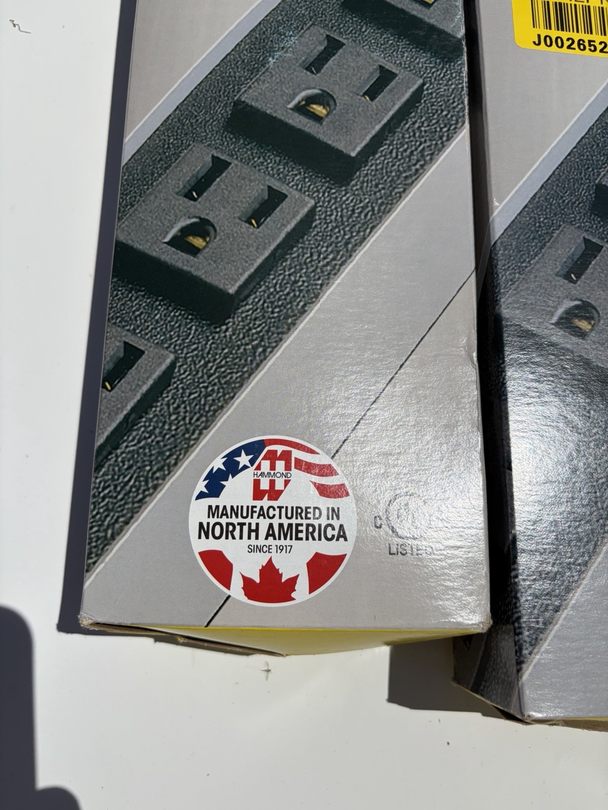 Hammond Manufacturing Industrial Grade Outlet Strip (1584H4A1) BRAND NEW