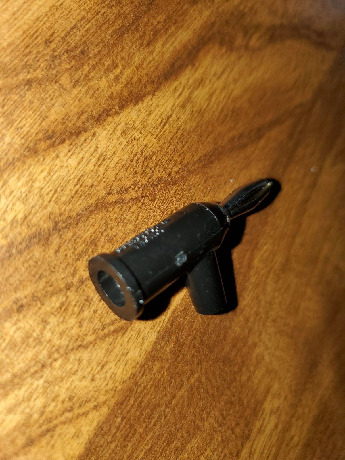 1 Pomona 1825-0 BLACK Solderless Stackable Banana Plug with Safety Shield, 15A