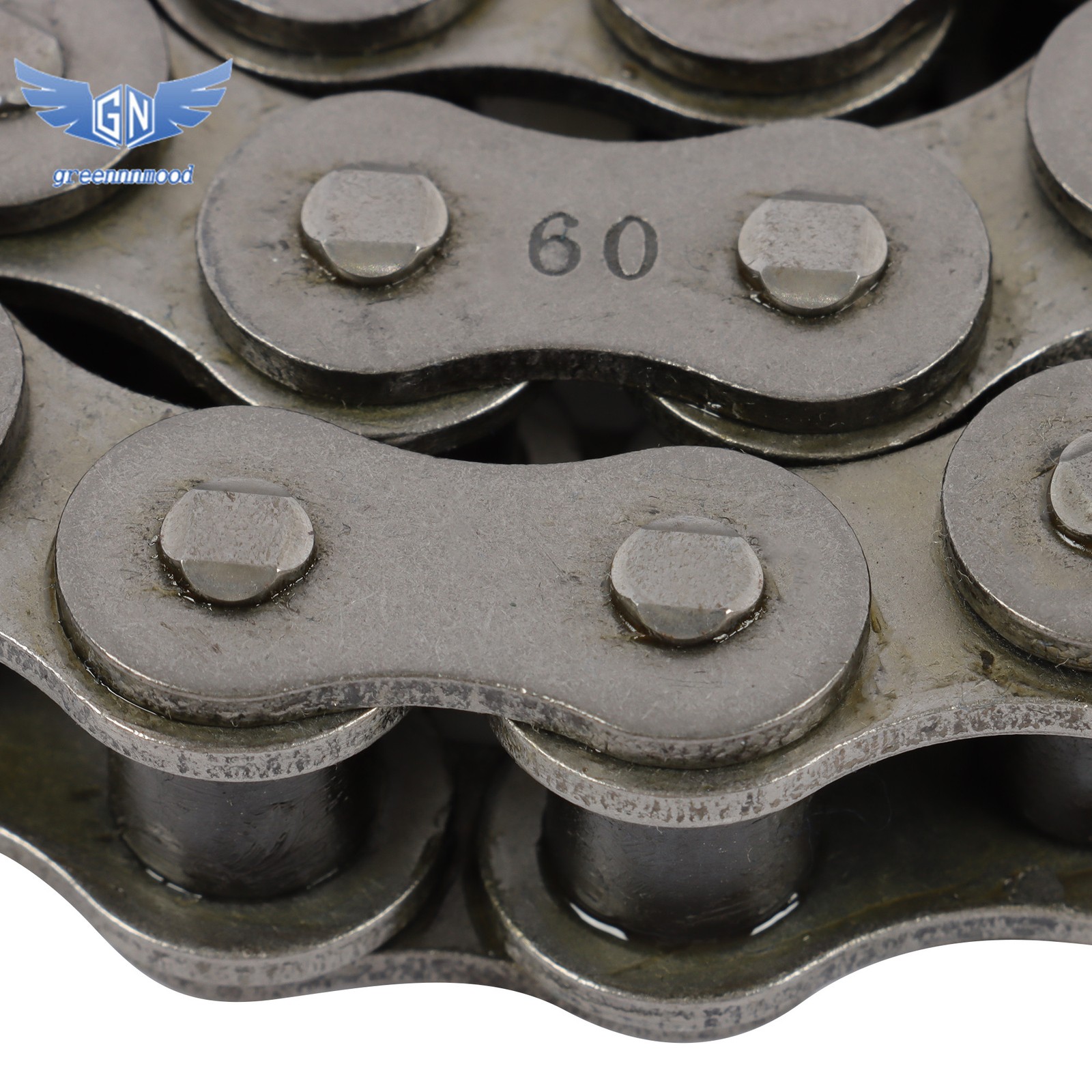 #60 Roller Chain × 10 feet + 2 Connecting Links + Carbon Steel