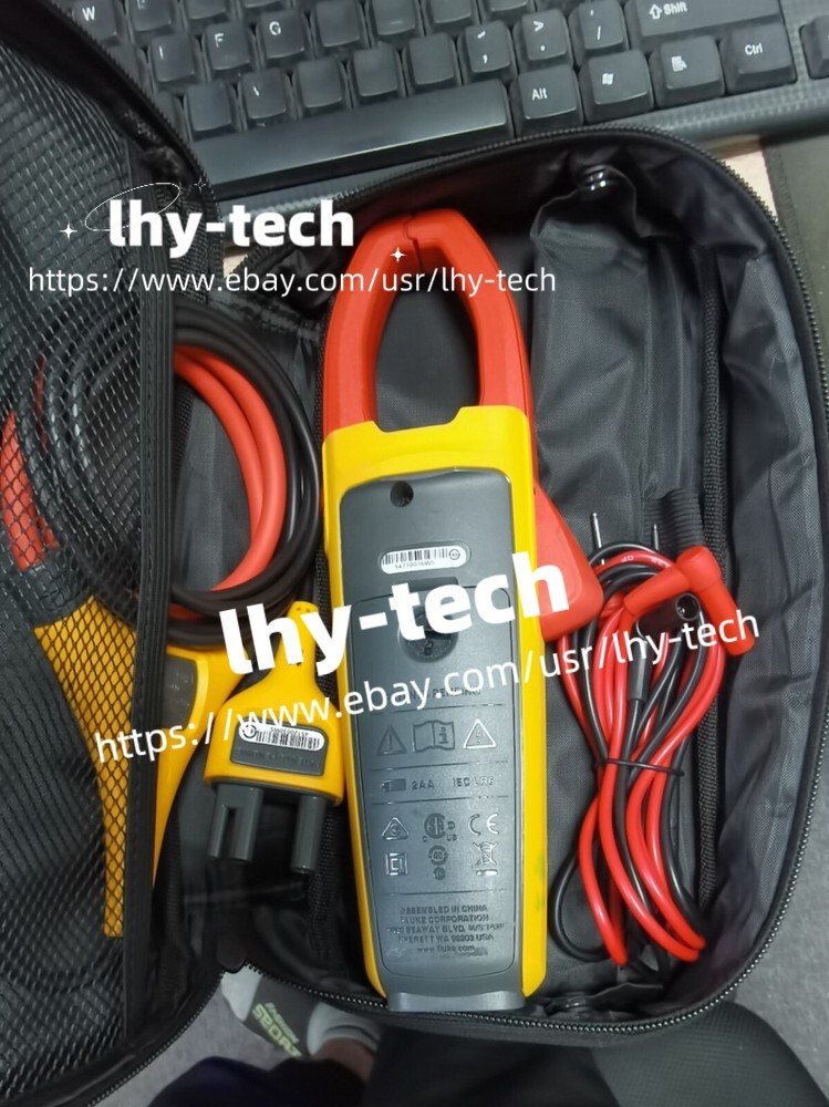 FLUKE 376 True RMS AC/DC Clamp Meter with Iflex Cable, Leads and case