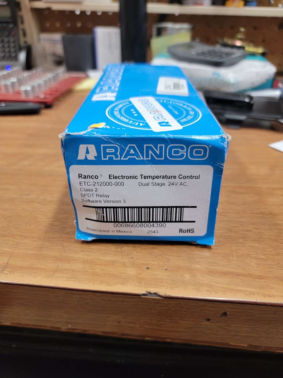 Ranco Etc-212000-000 Electronic Temperature Control Open Close On Rise