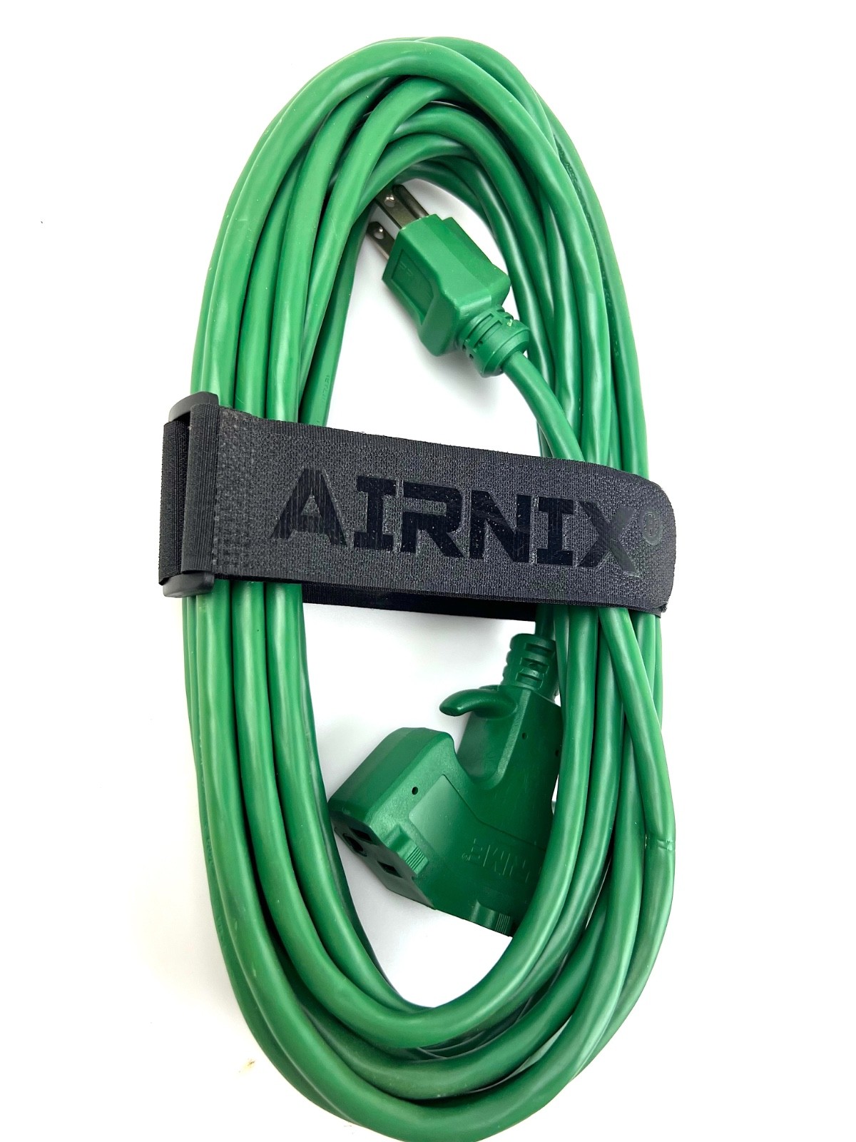 AIRNIX Hook and Loop Reusable Nylon Cinch Straps, Securing Cable Straps, Black