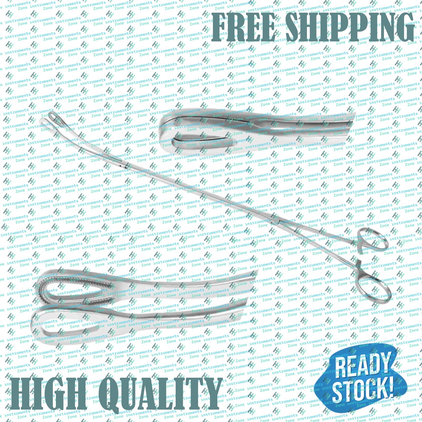 MIS Sponge Forceps 360mm x 10mm | Thoracoscopic VATS Cardiovascular Clamp